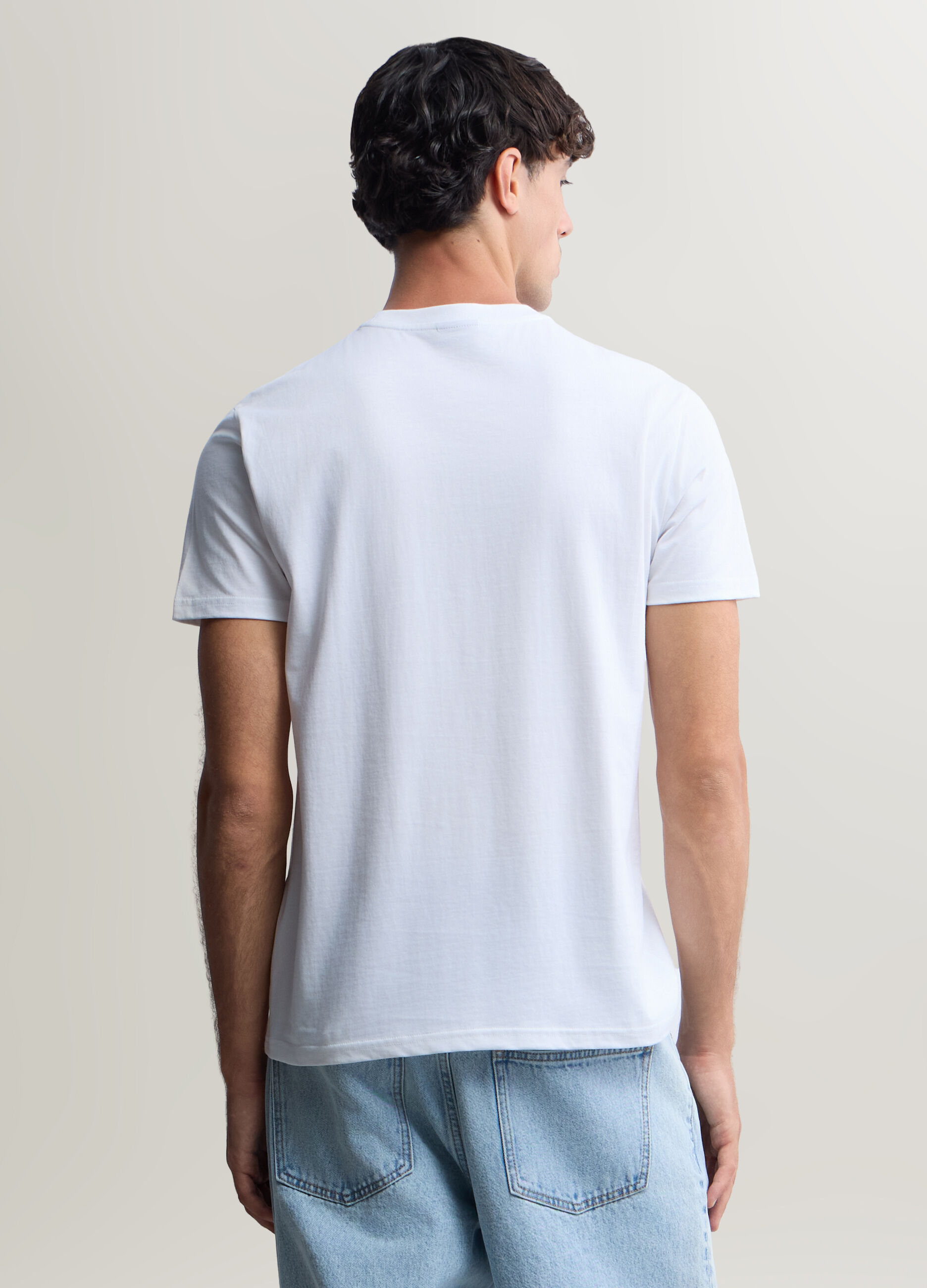 T-shirt girocollo in cotone con stampa Hard Rock Cafe uomo_1