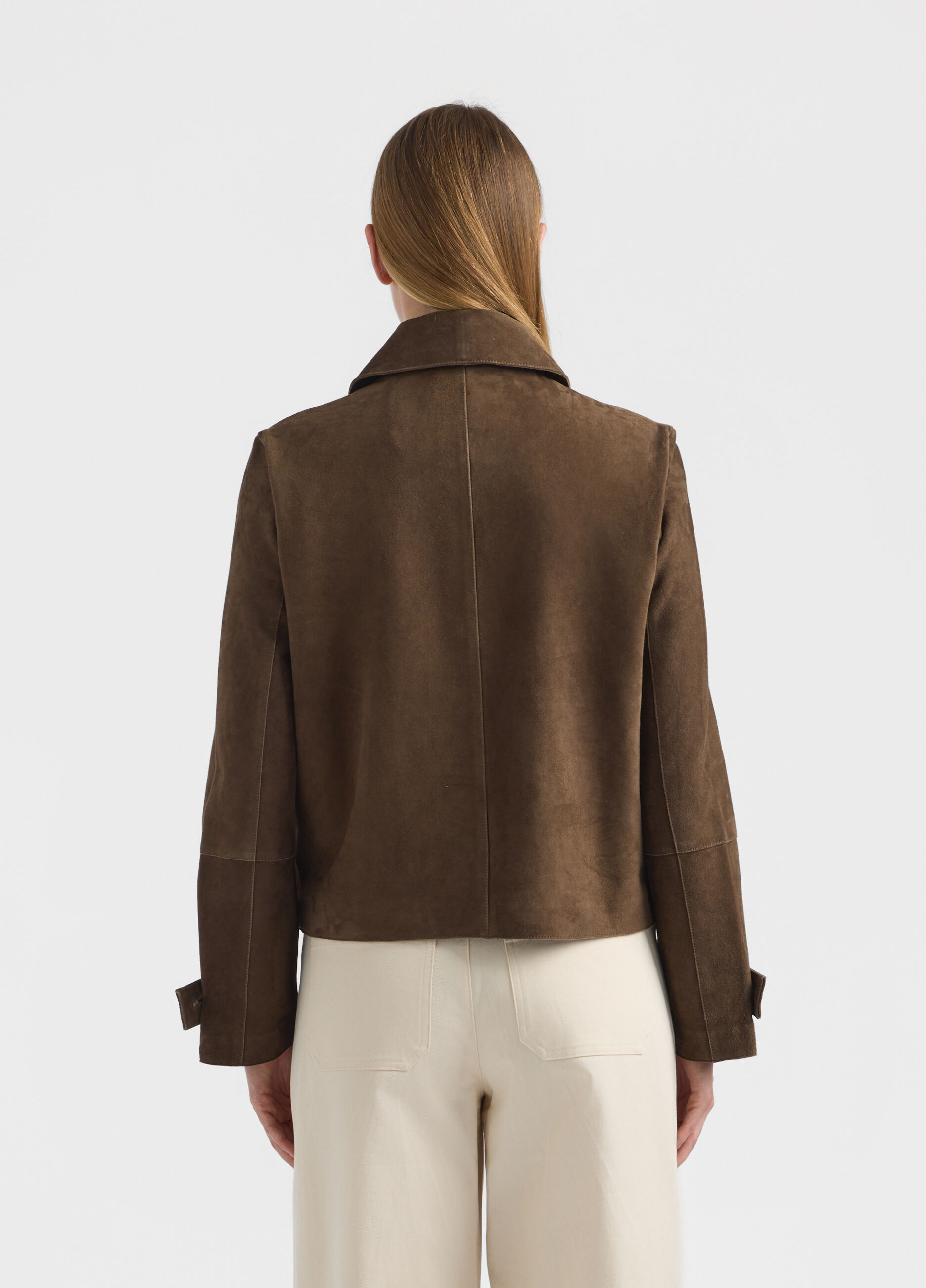 Trench in pura pelle di capra donna_2