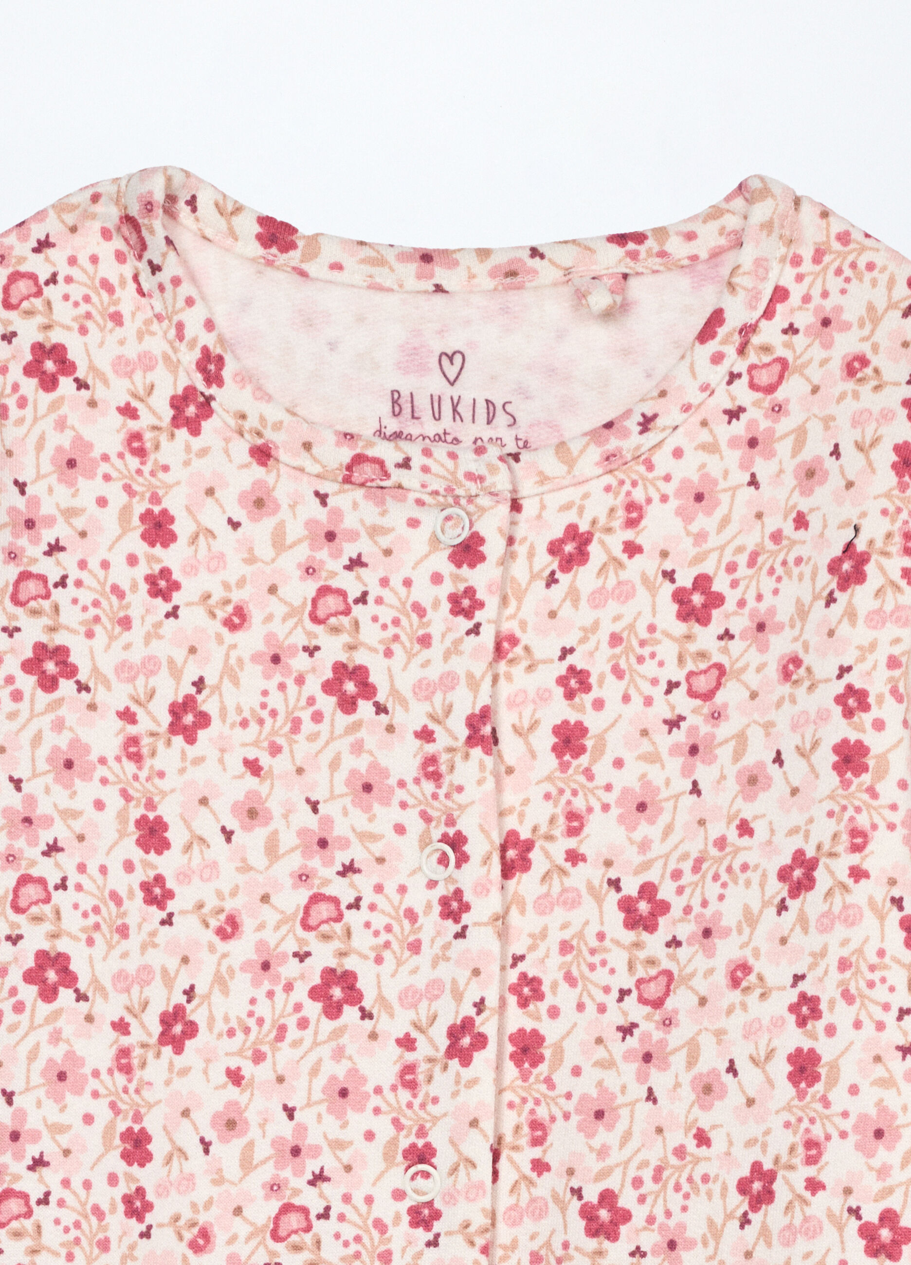 Pack 2 tutine pigiama in puro cotone fleece neonata_3