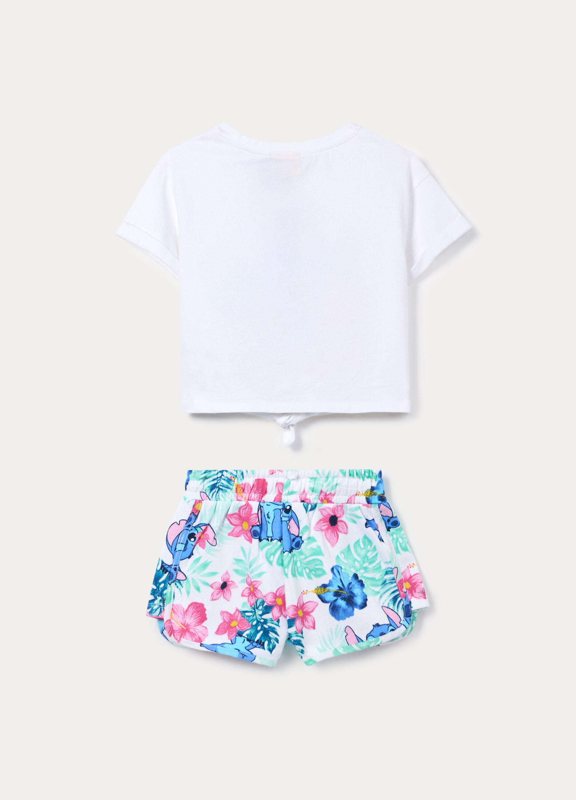 Jogging set Disney in jersey misto cotone stretch bambina_1