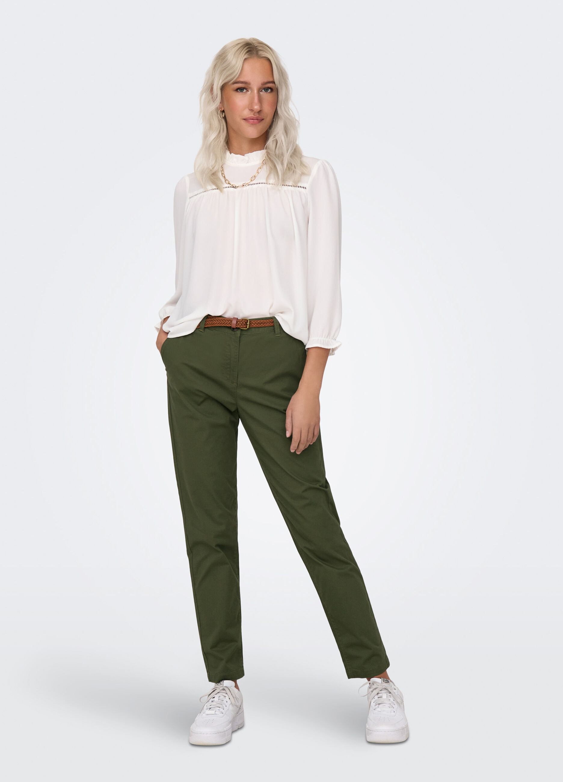 Pantaloni in puro cotone donna_0