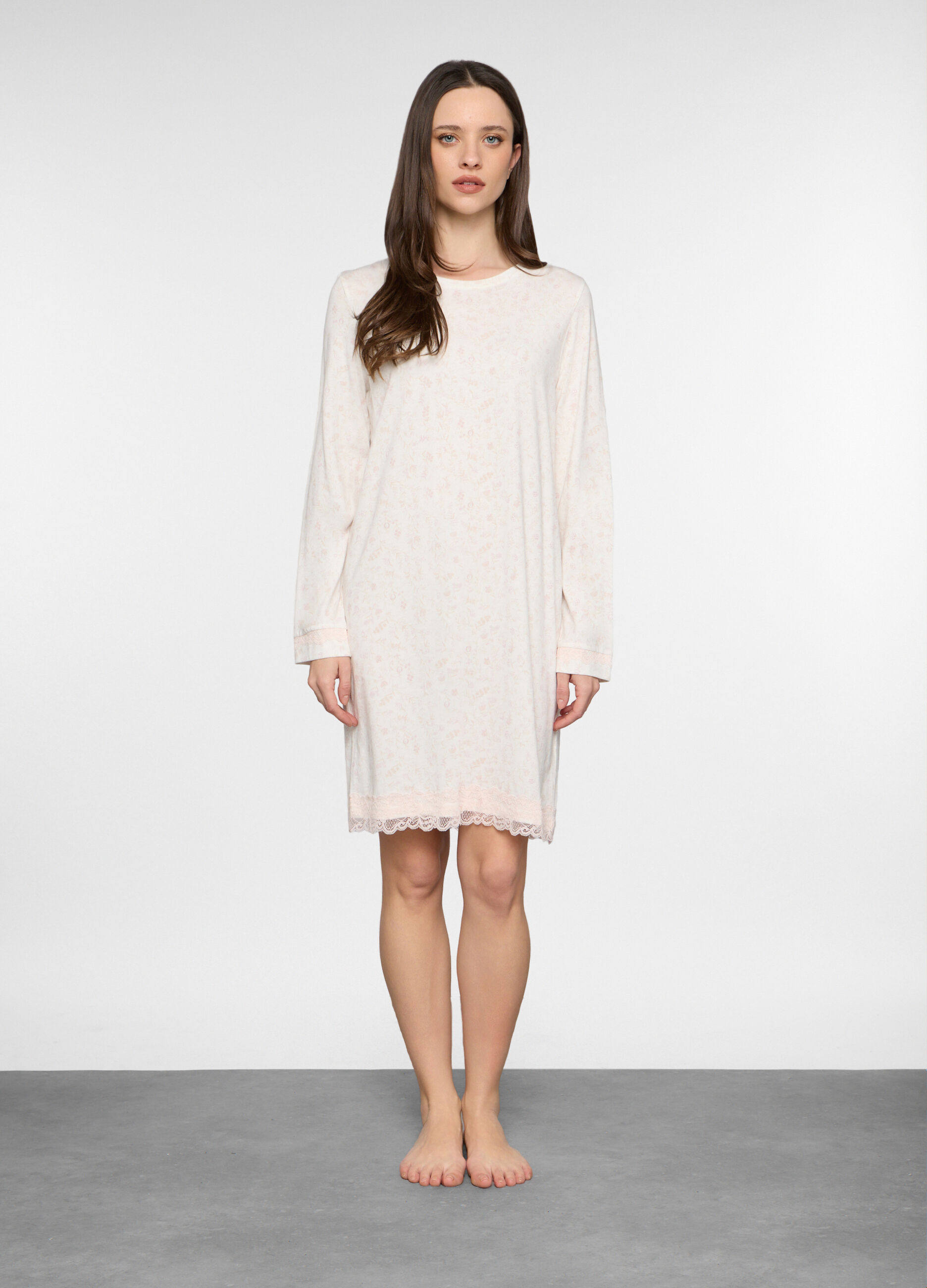 Camicia da notte in jersey donna_0