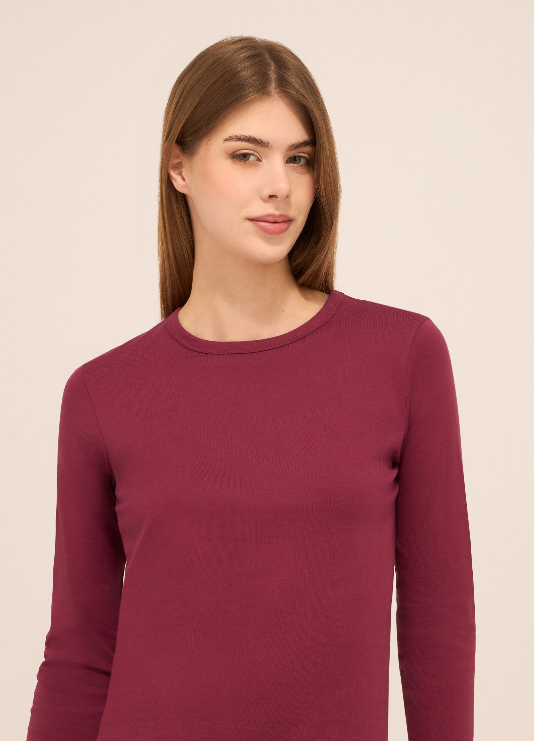 T-shirt in puro cotone donna_2