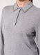Polo in tricot misto lana a manica lunga donna_3