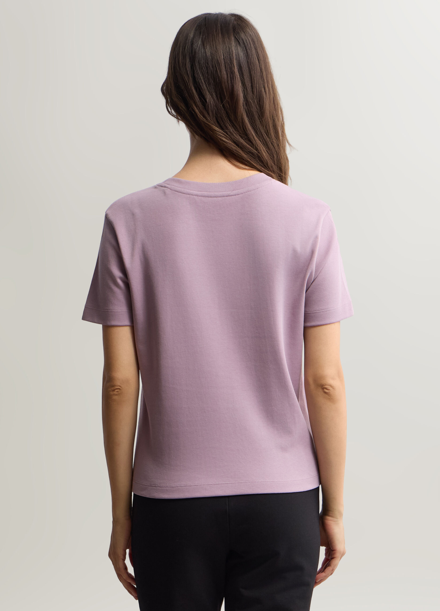 T-shirt girocollo donna_1