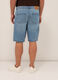 Shorts cargo in denim di cotone uomo_1