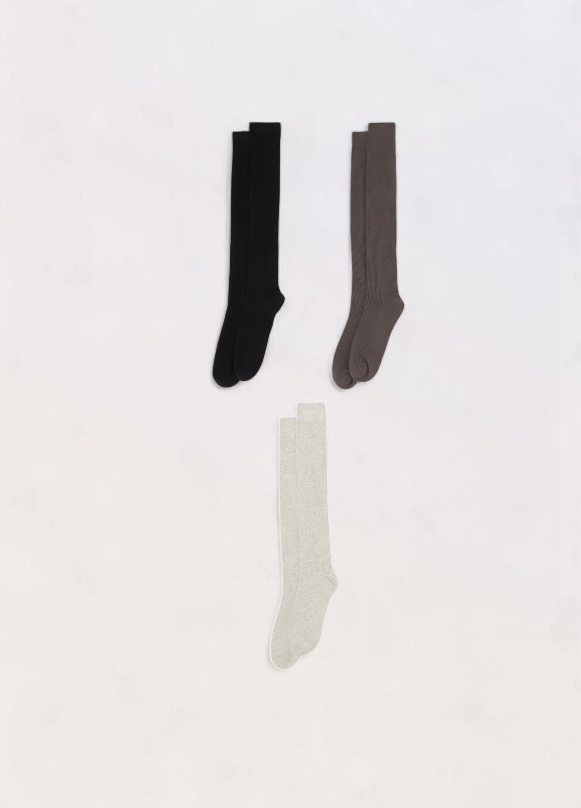 3 pack calze lunghe in cotone stretch uomo_0