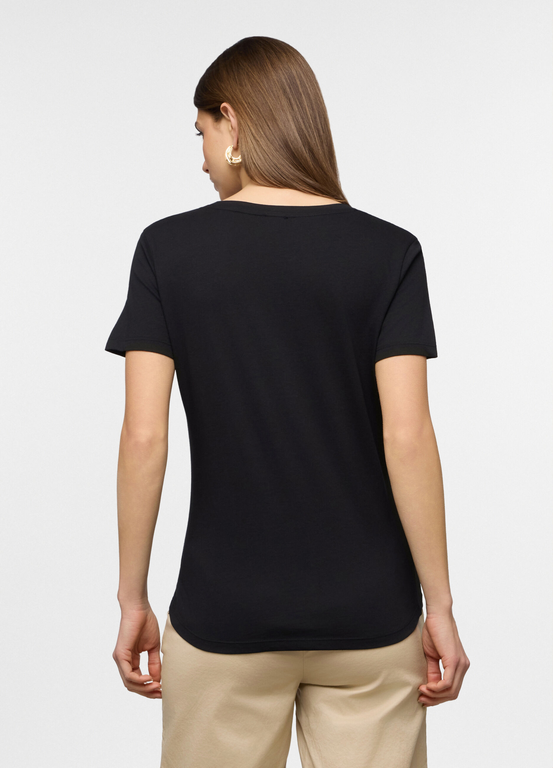 T-shirt girocollo donna_1