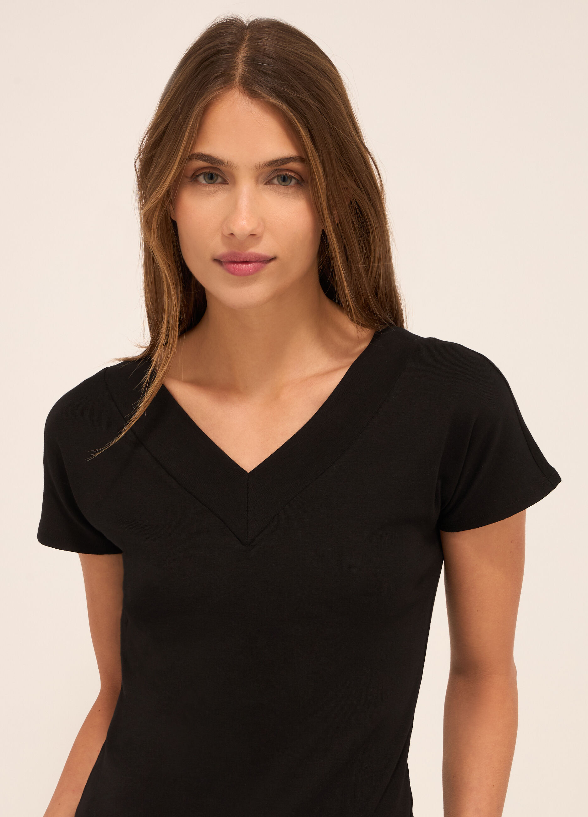 T-shirt in puro cotone donna_2