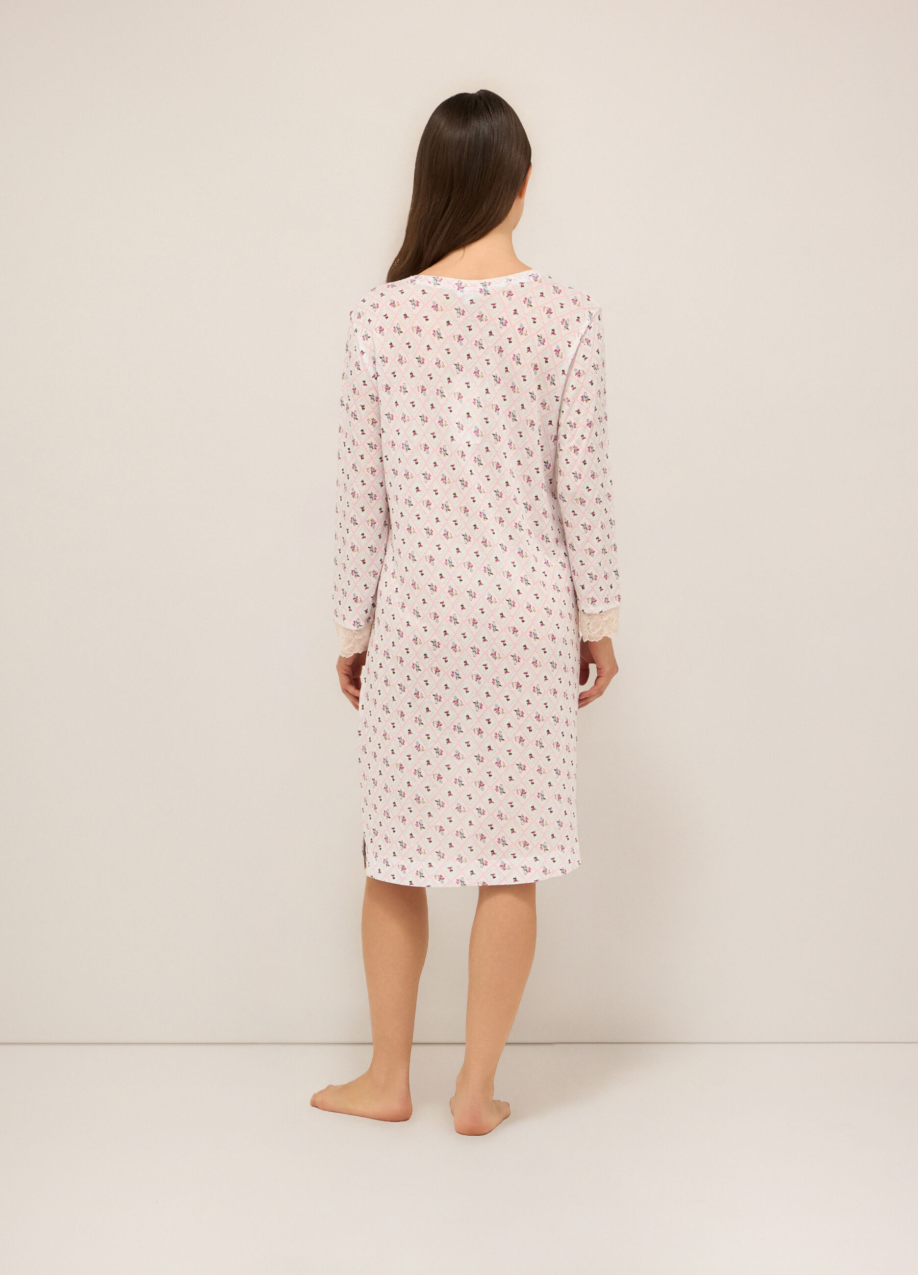 Camicia da notte in pura viscosa donna_1