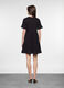 Abito corto a balze in costina di cotone stretch donna_1