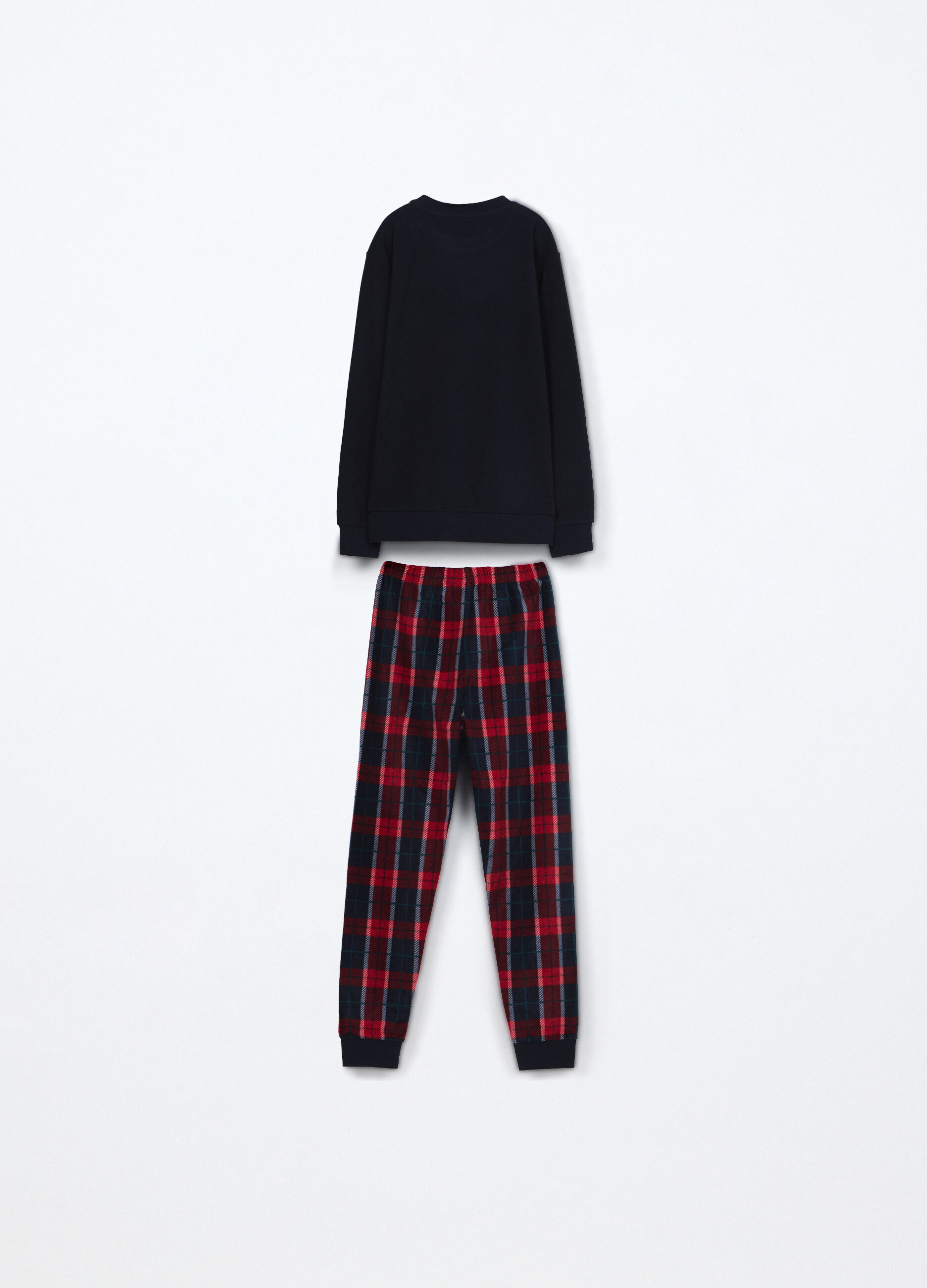 Set pigiama lungo in pile ragazzo_1