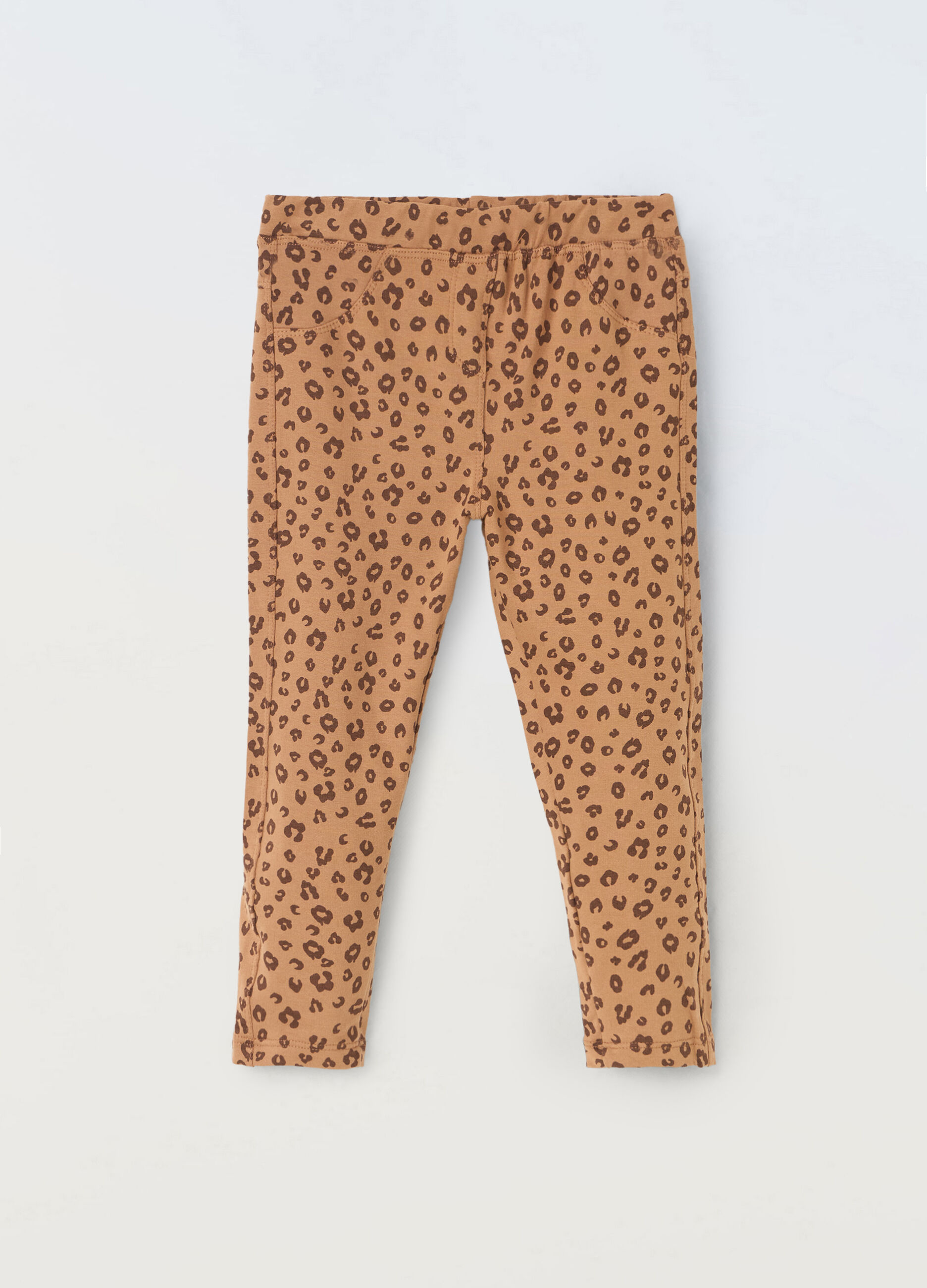 Treggings in french terry stretch neonata_0
