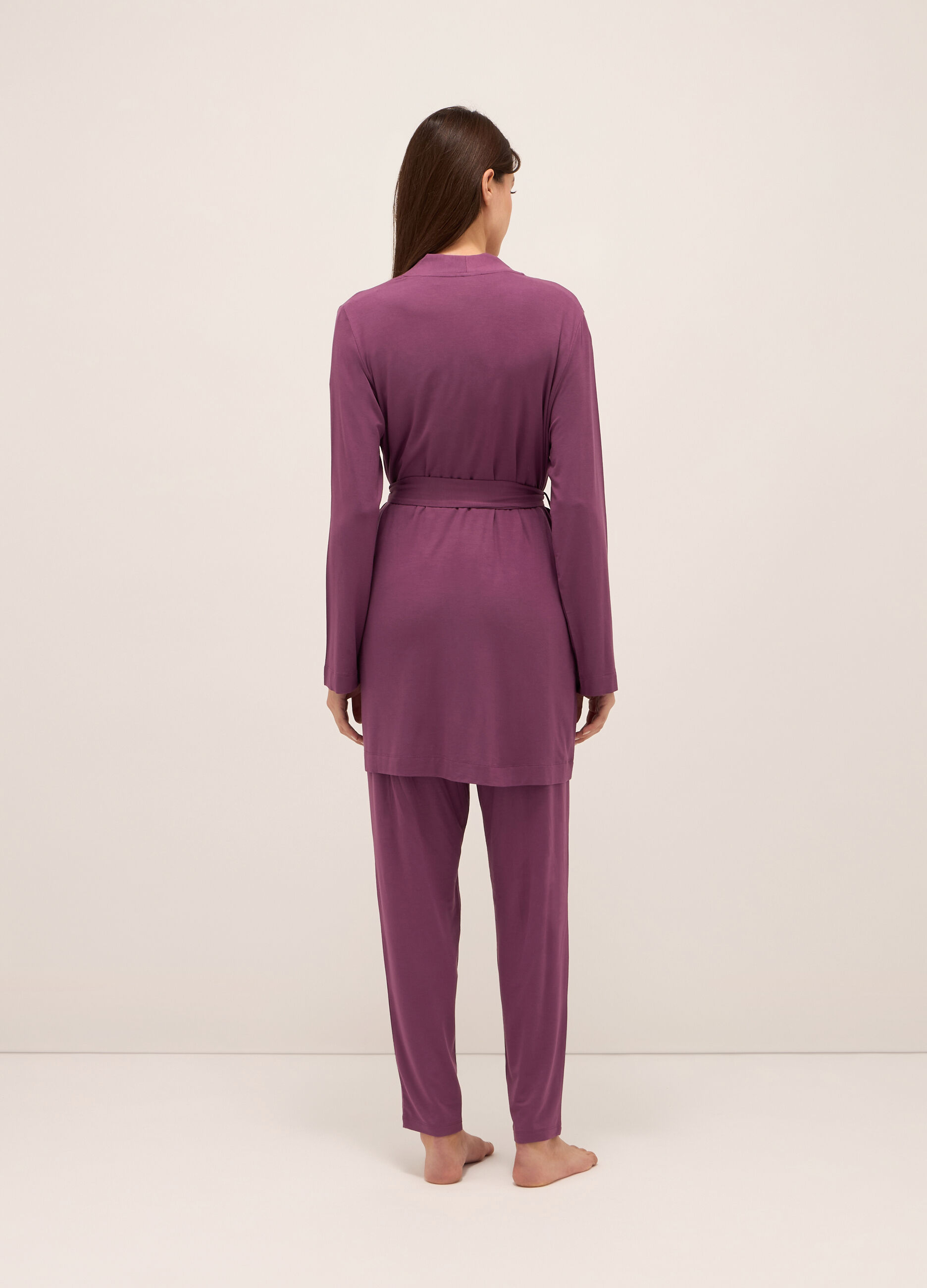 Vestaglia in modal stretch donna_1