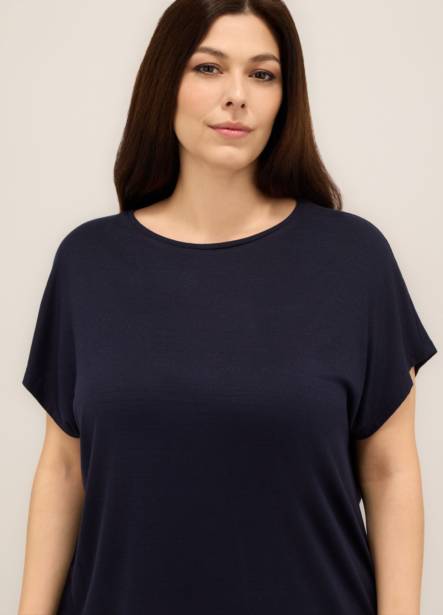 T-shirt in viscosa stretch donna curvy_2