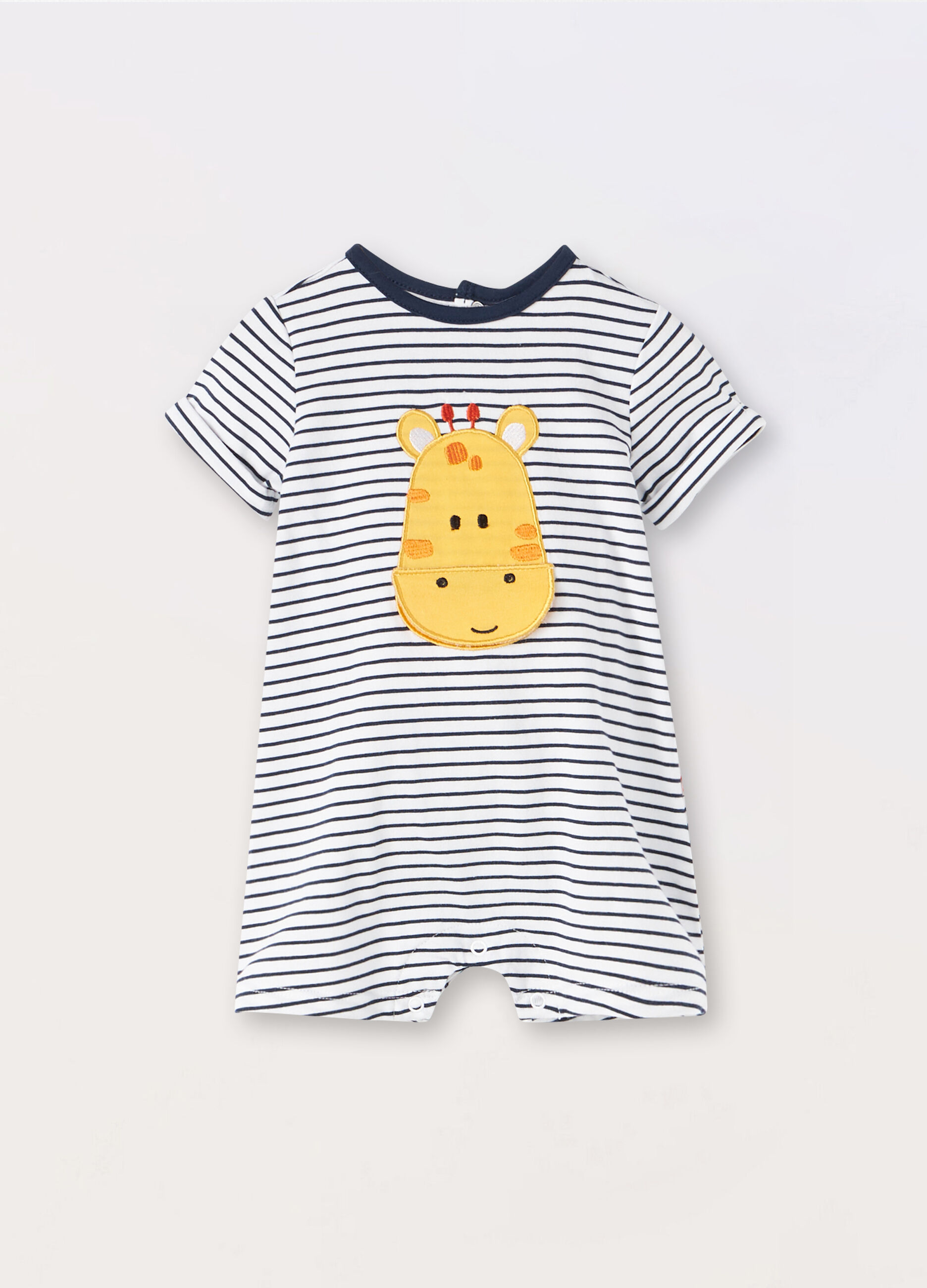 Tutina in jersey di cotone stretch neonato_0