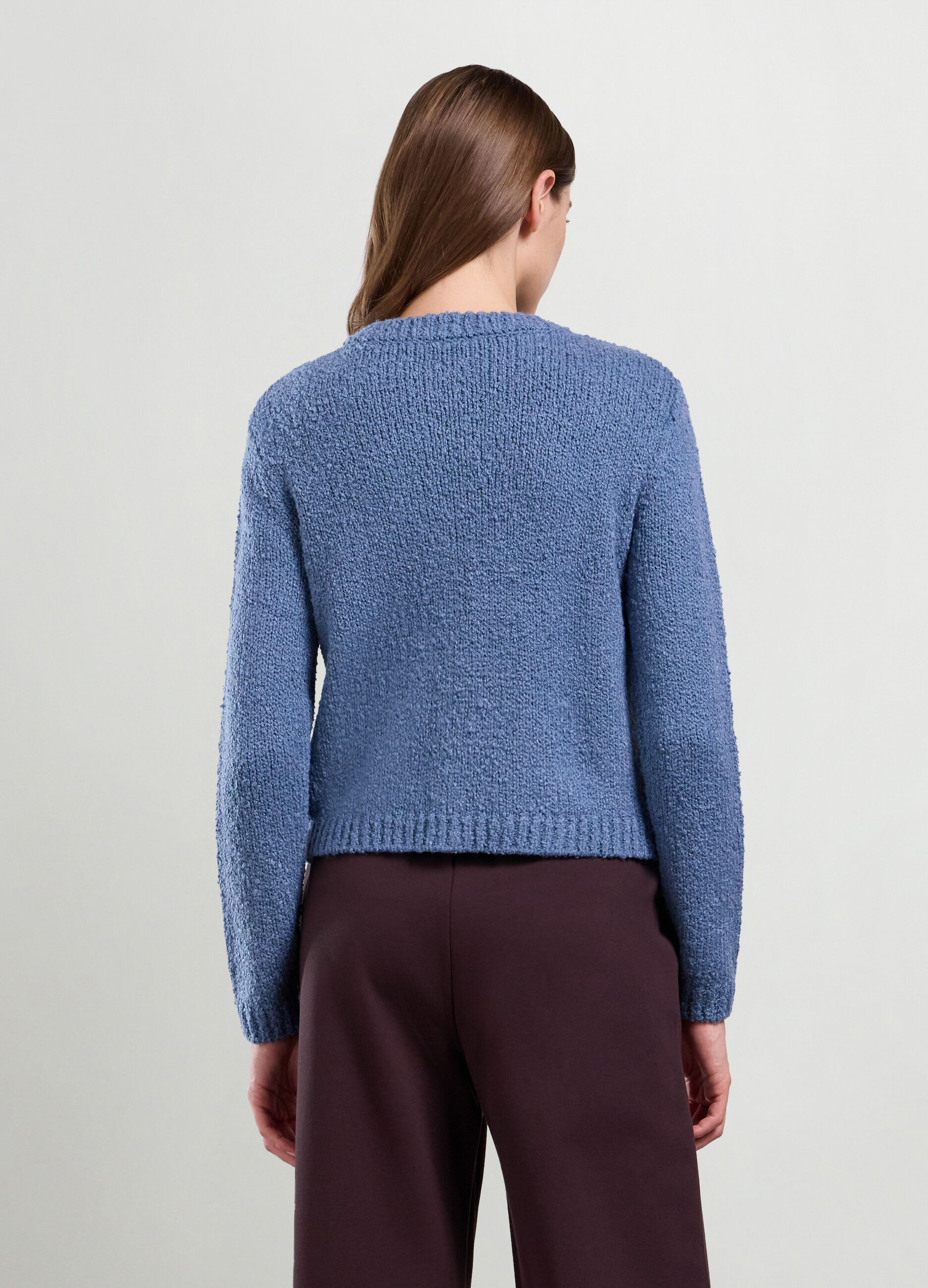 Cardigan tricot misto cotone donna_1