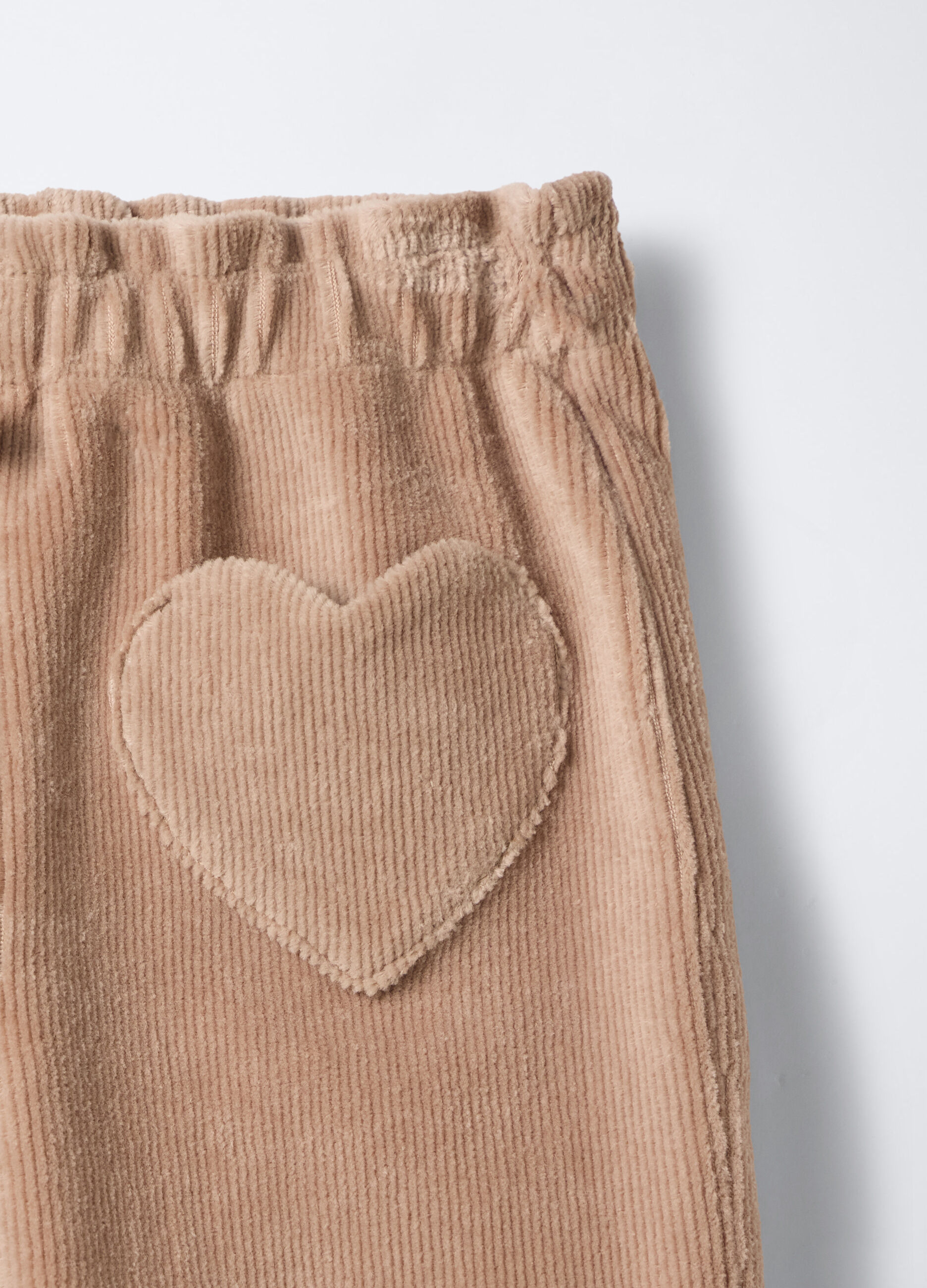 Jogger Fit Regular in misto cotone velour bimba_2