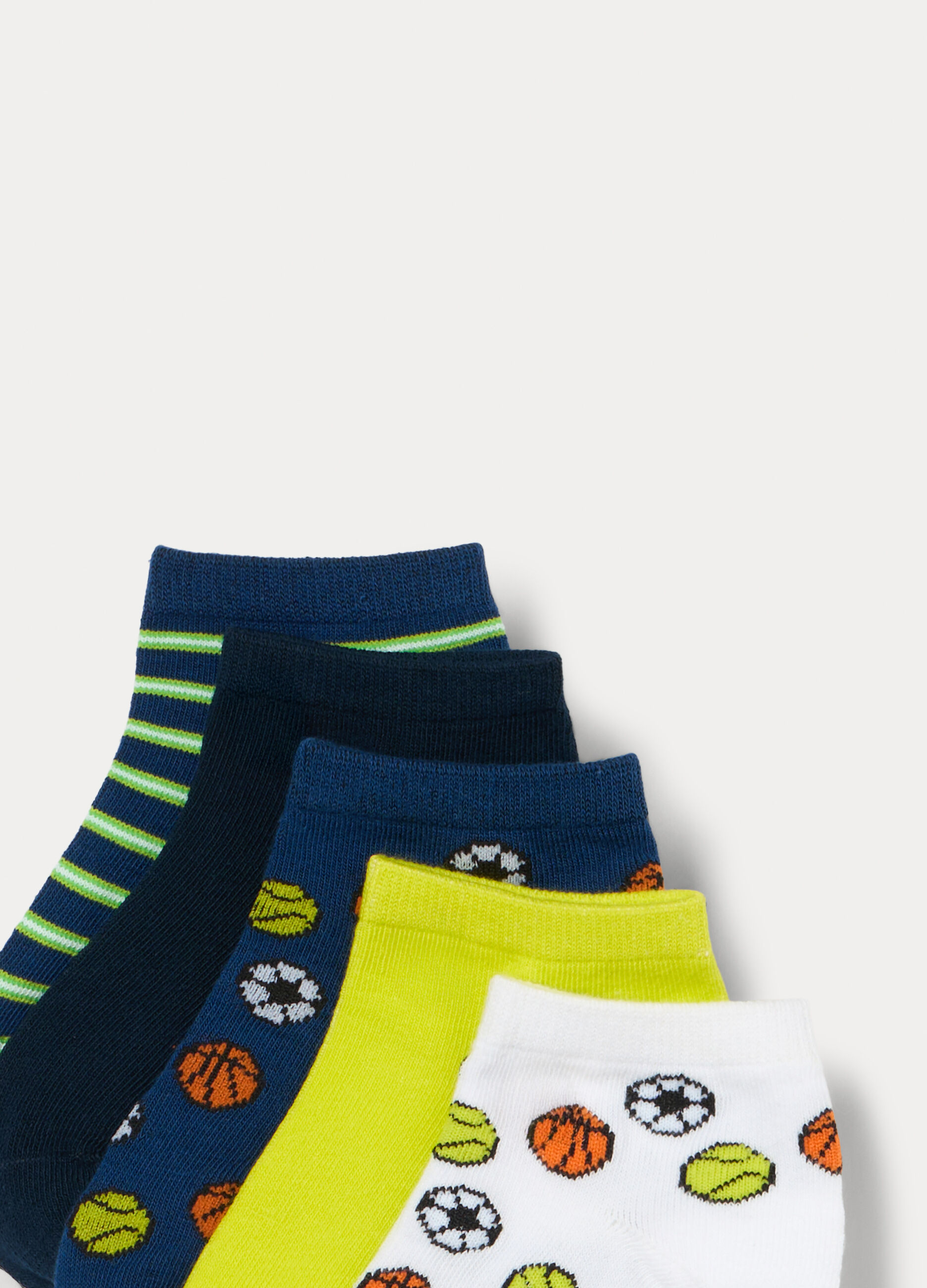 Pack 5 calze corte in cotone stretch_2