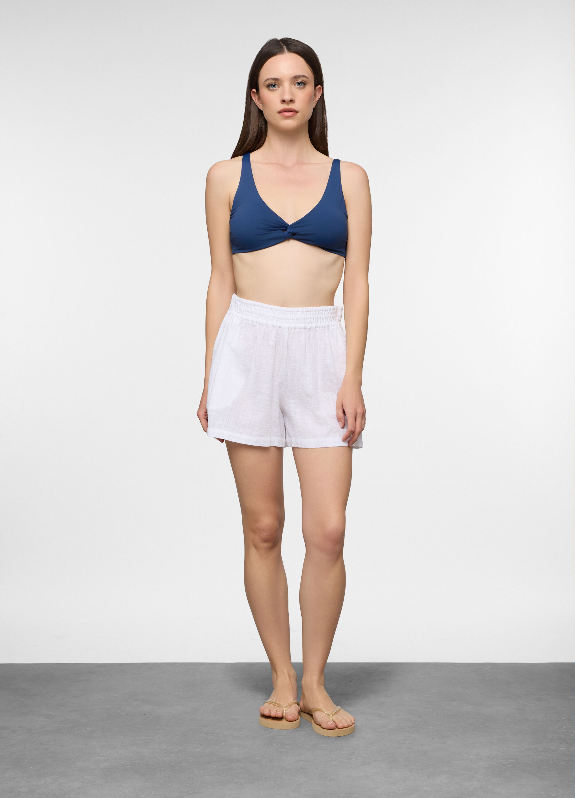Costume bikini top Halter fitted donna_0