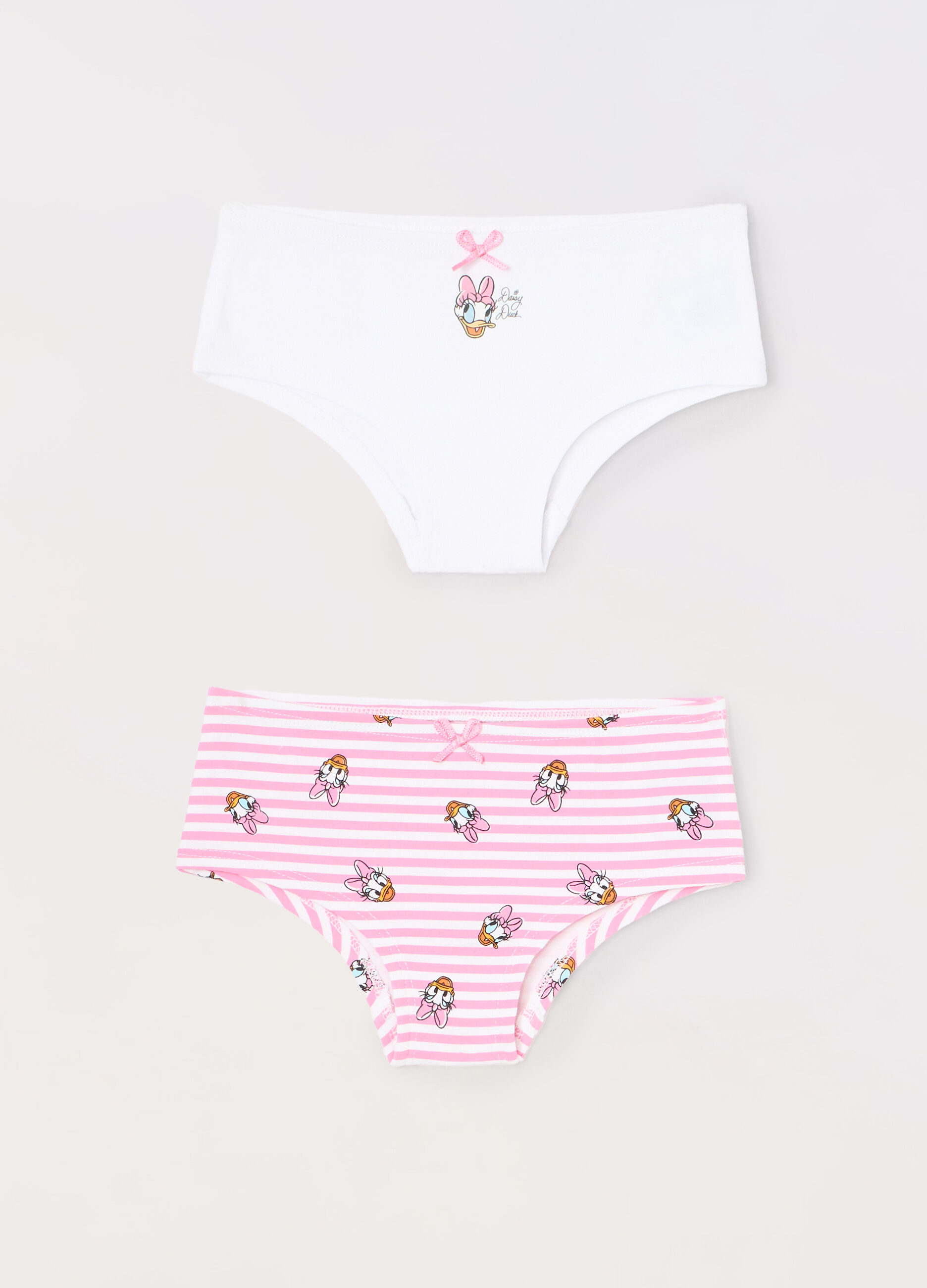 Pack 2 culotte in cotone stretch neonata
