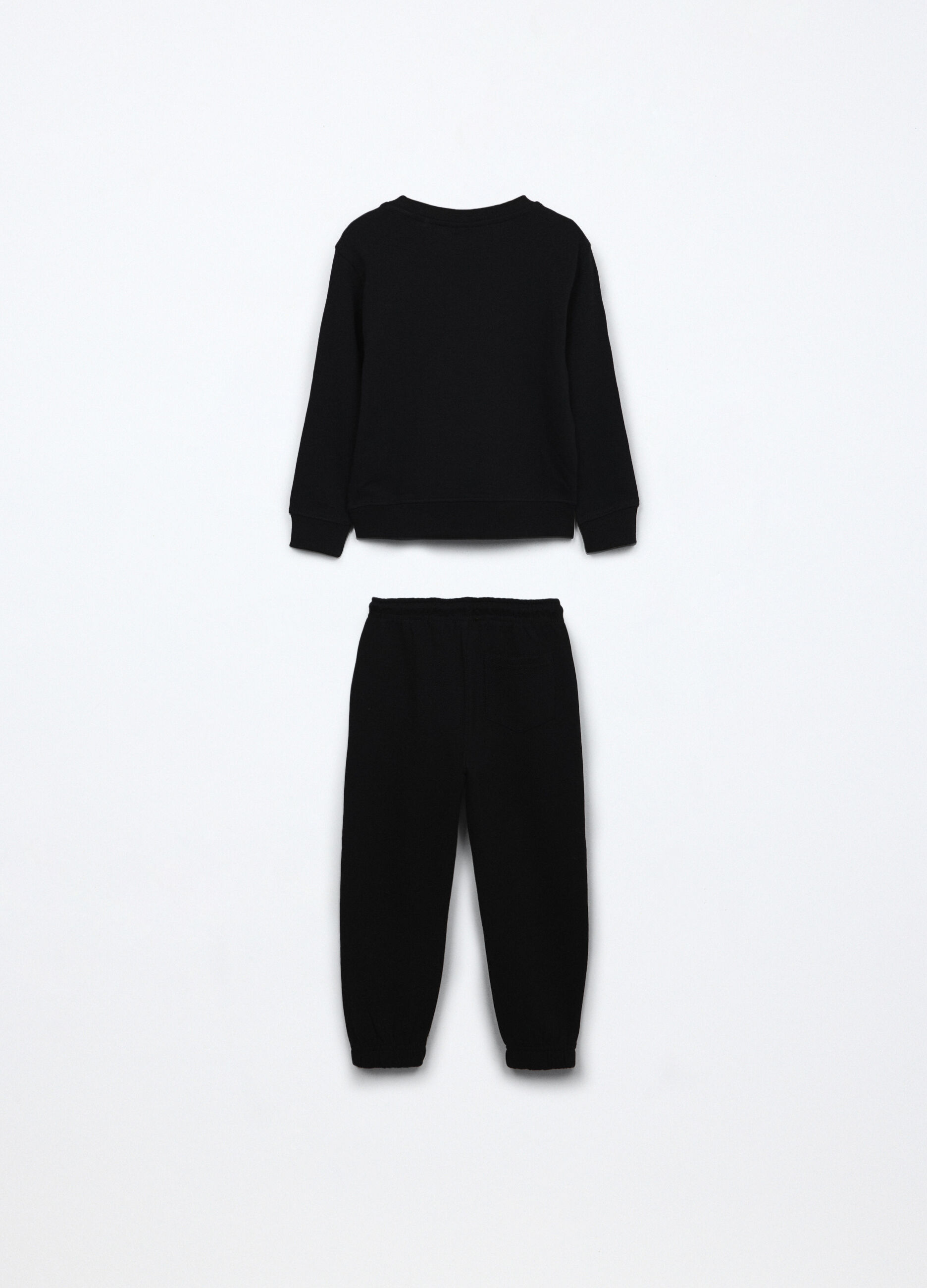 Jogging set in french terry di puro cotone bambino_1