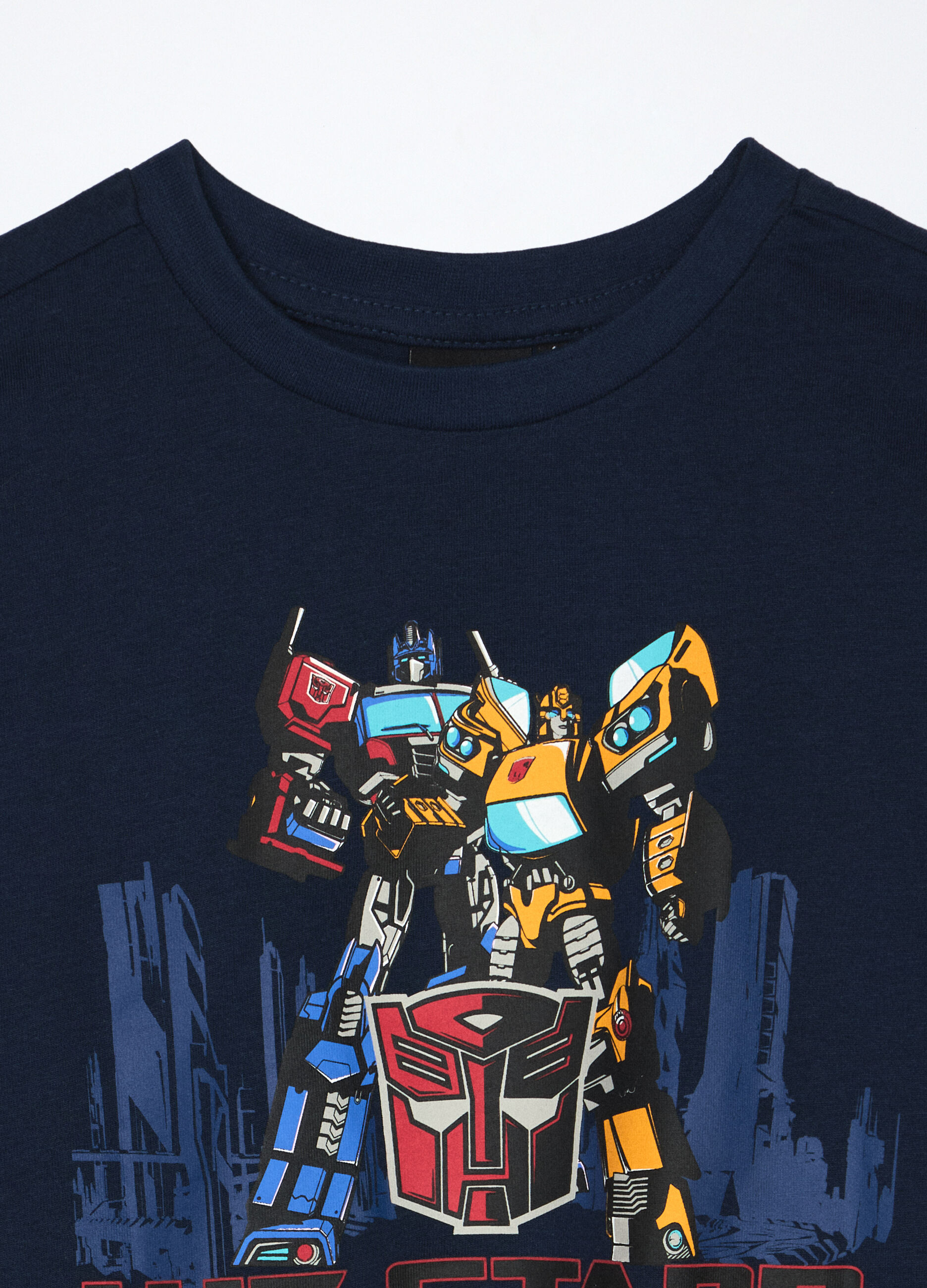 T-shirt in jersey Transformer di puro cotone bambino_2