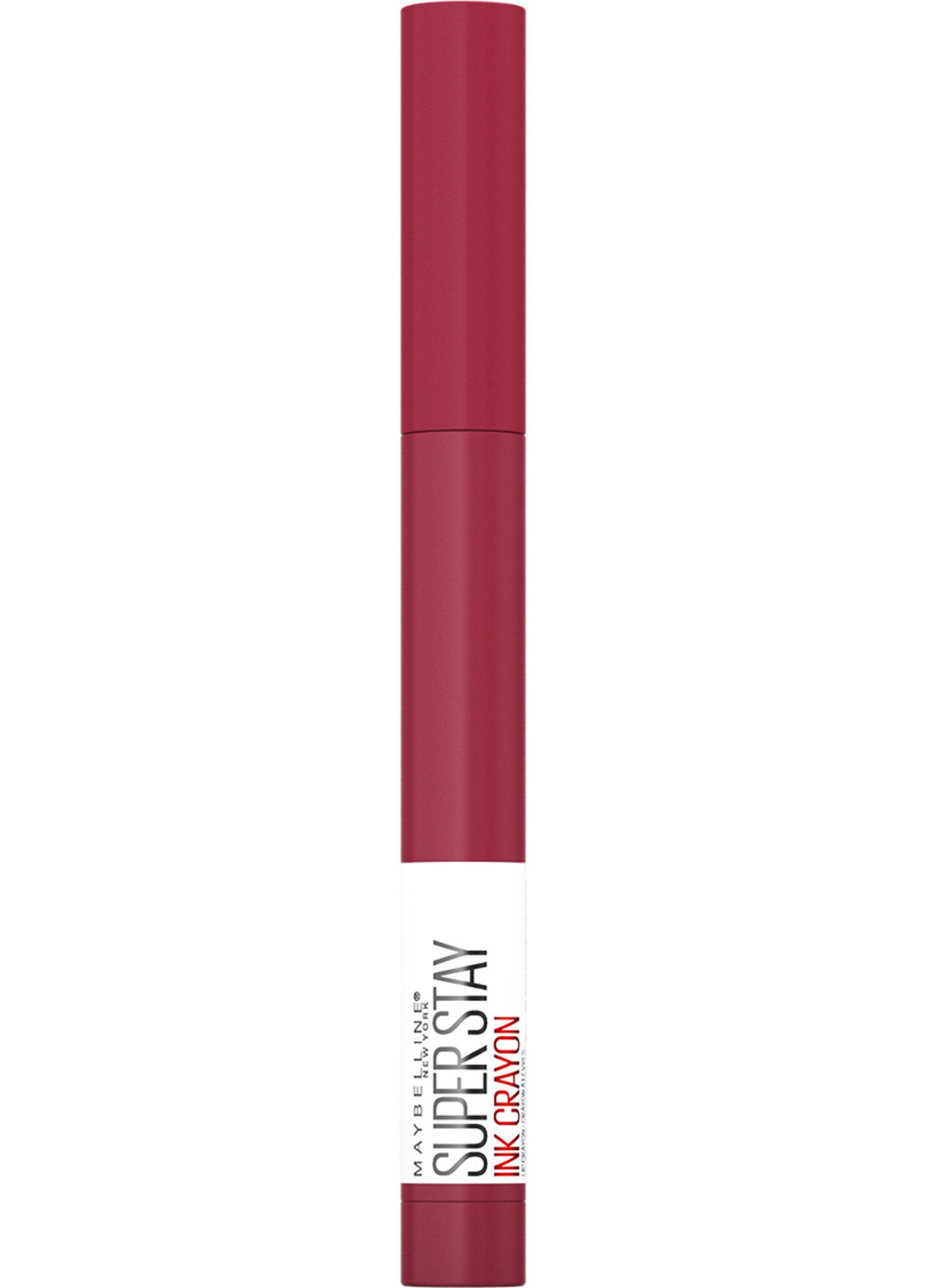 Maybelline New York SuperStay Ink Crayon, rossetto in penna a lunga tenuta, Speak Your Mind (75).