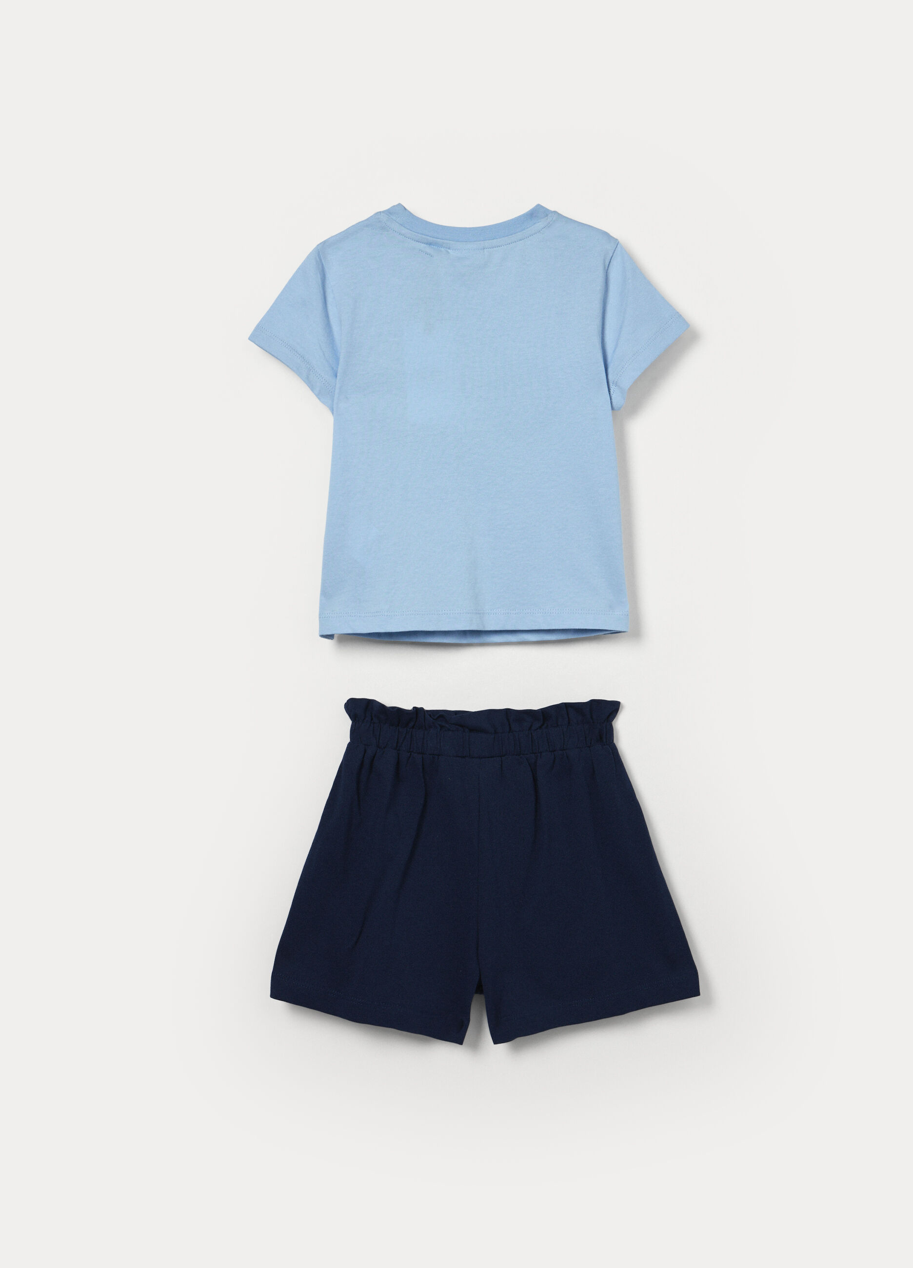 Jogging set in jersey di puro cotone bambina_1
