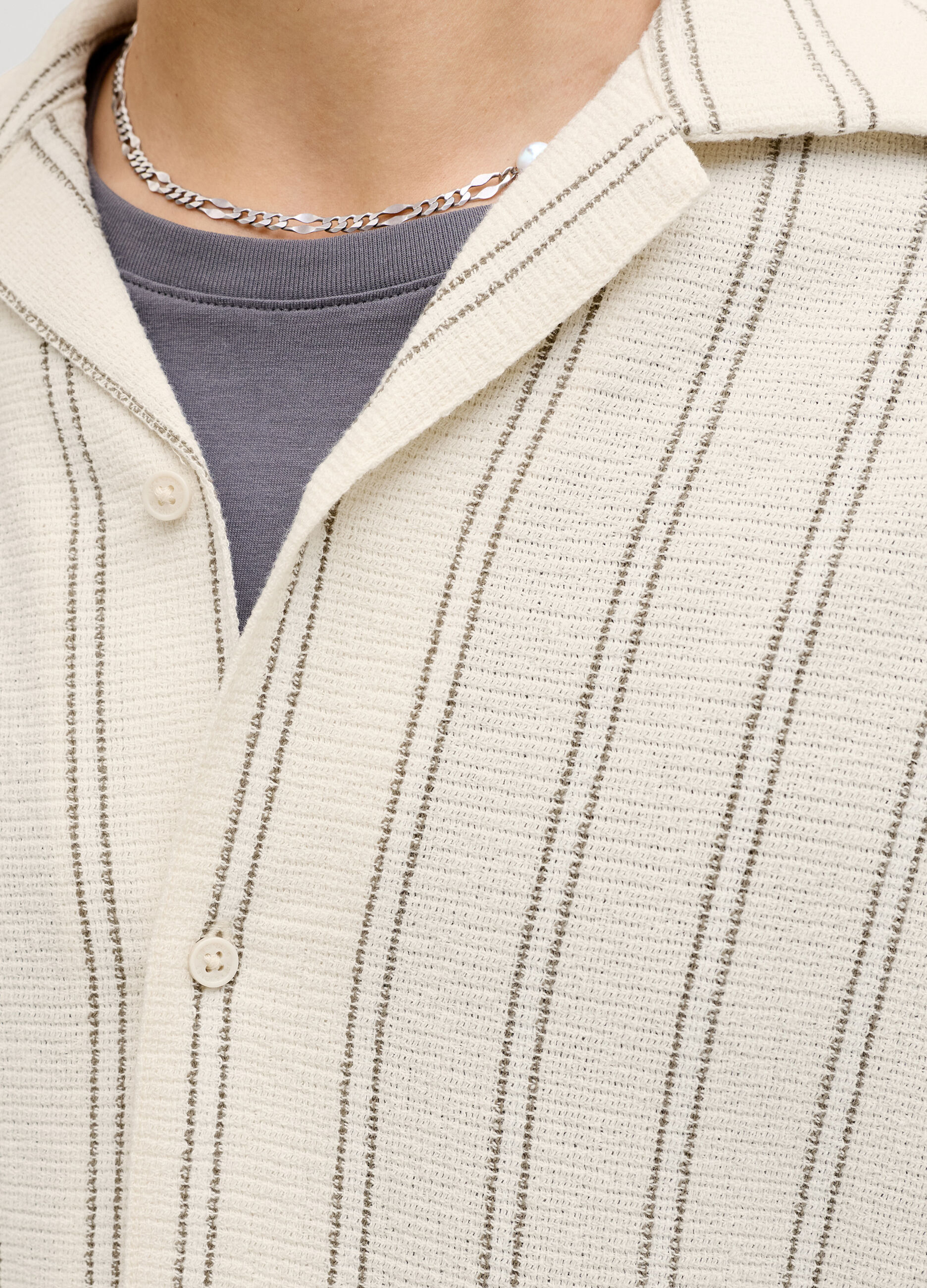 Camicia relaxed fit a maniche corte uomo_5