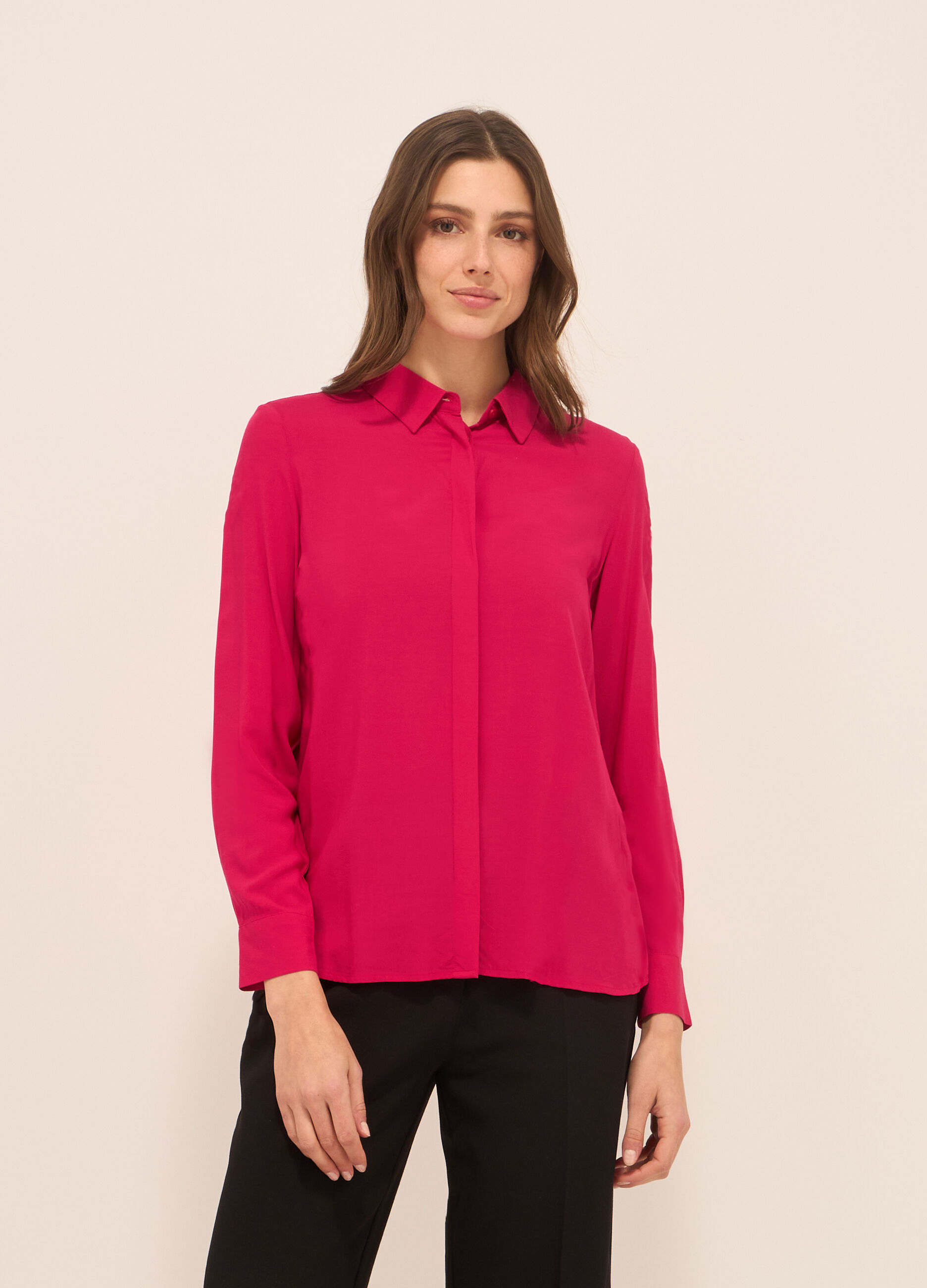 Camicia in pura viscosa donna_0