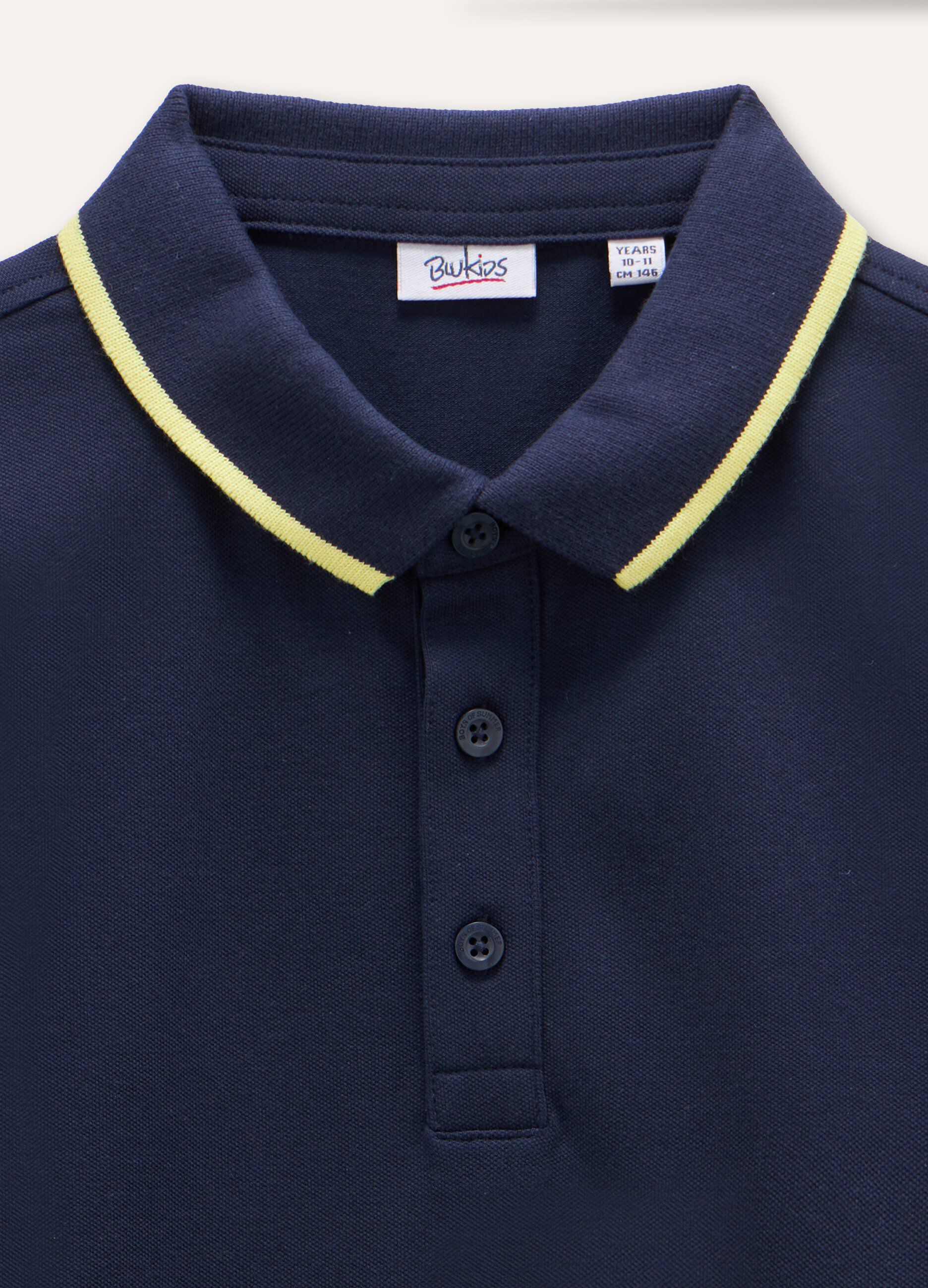 Polo in puro cotone Piquet ragazzo_1