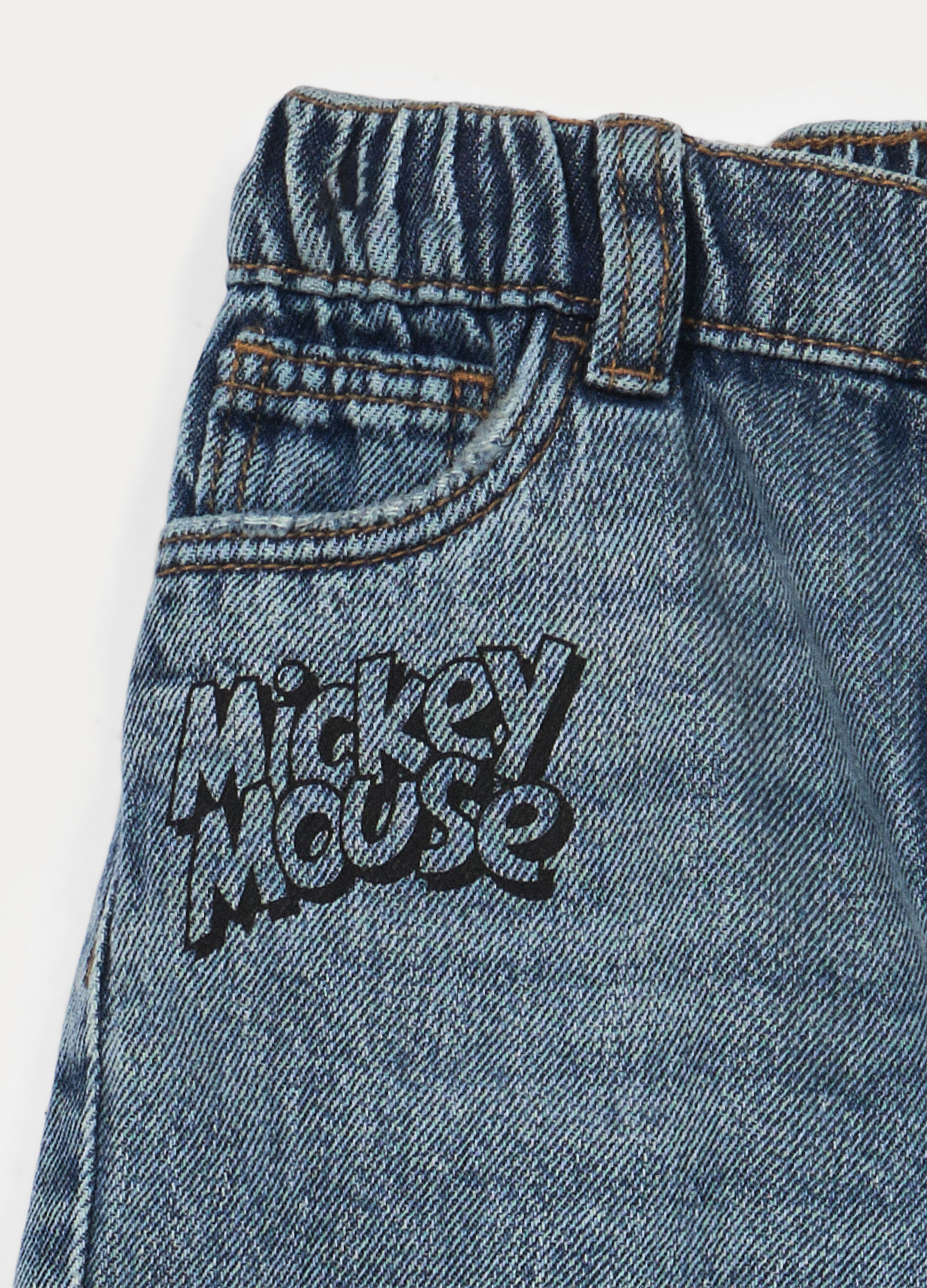 Shorts Disney in denim di cotone bimbo_2