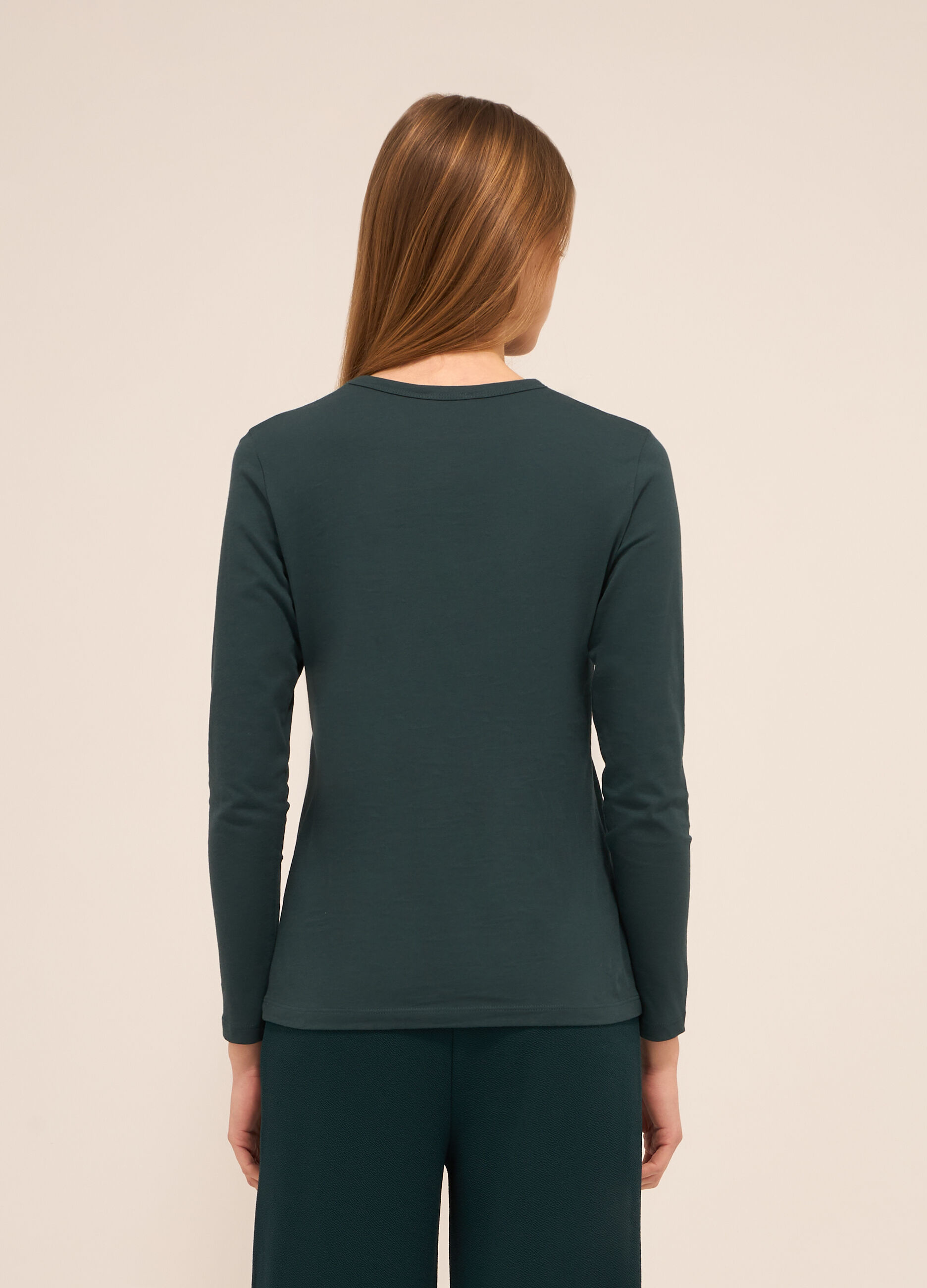 T-shirt in puro cotone donna_1