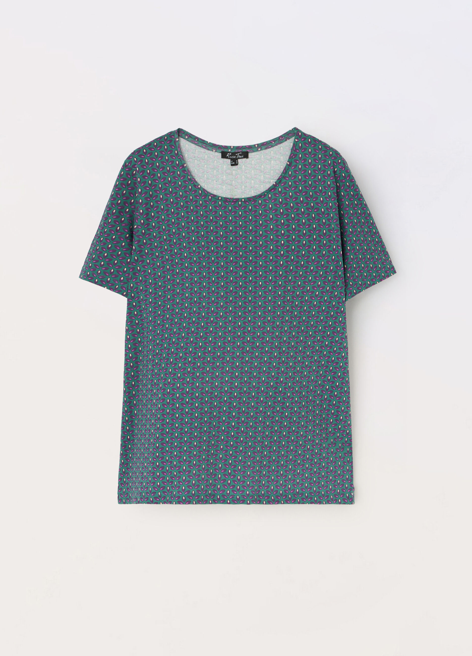 T-shirt in jersey di puro cotone donna curvy_0