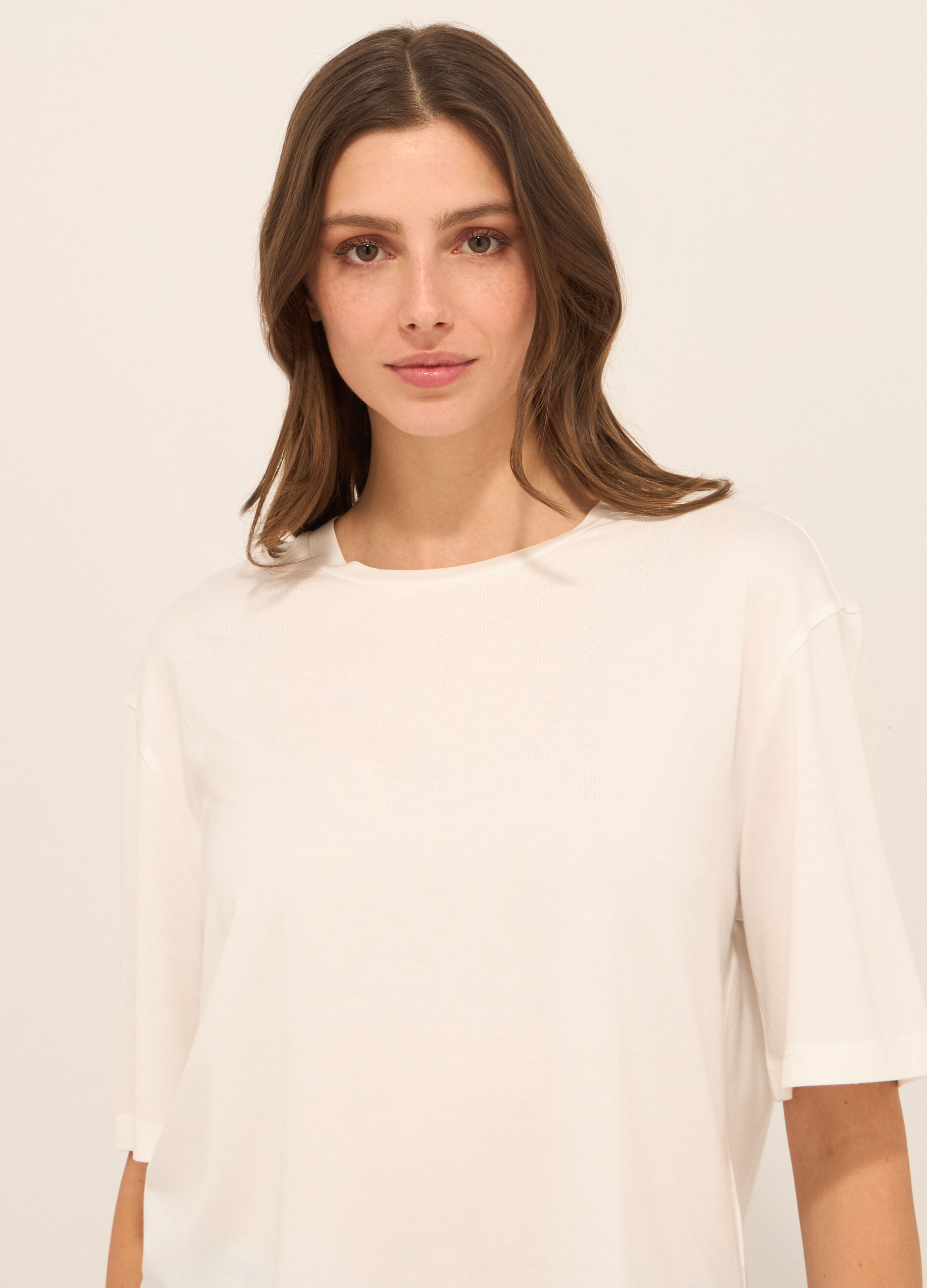 T-shirt misto viscosa donna_2