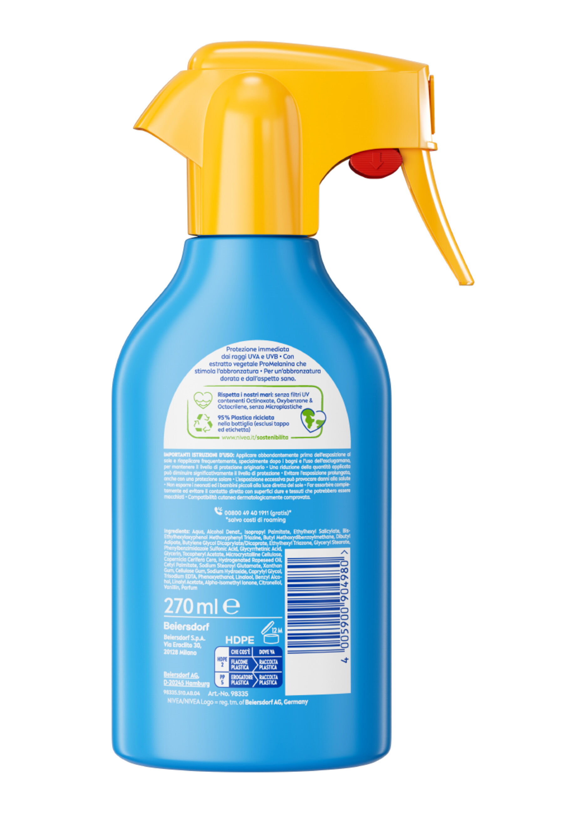 Nivea Sun Spray Solare Protect & Bronze FP30 270 ml, Crema solare 30 per un'abbronzatura dorata