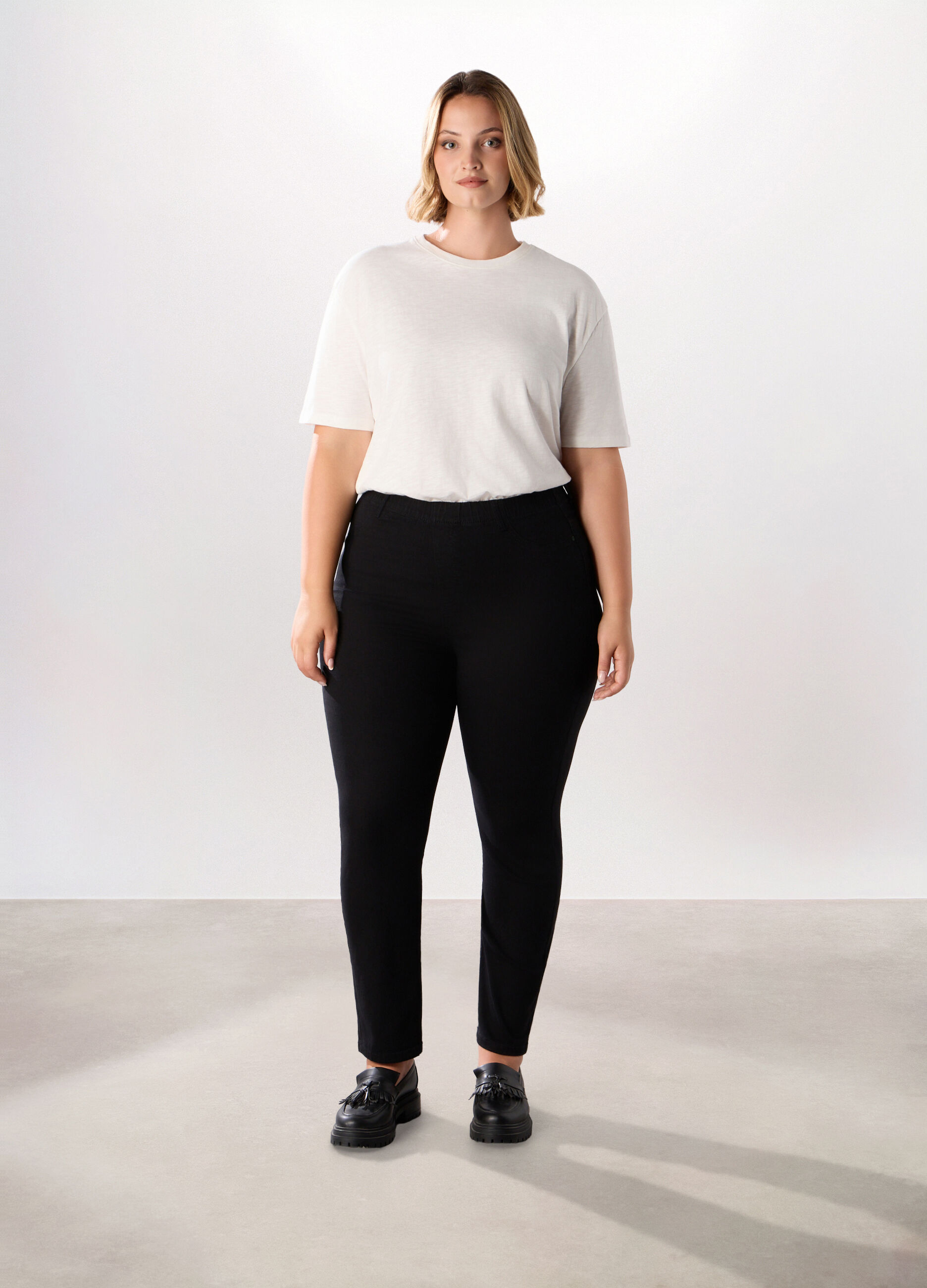 Jeggings in cotone donna curvy_0