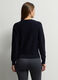 Cardigan con scollo a V rasato donna_1