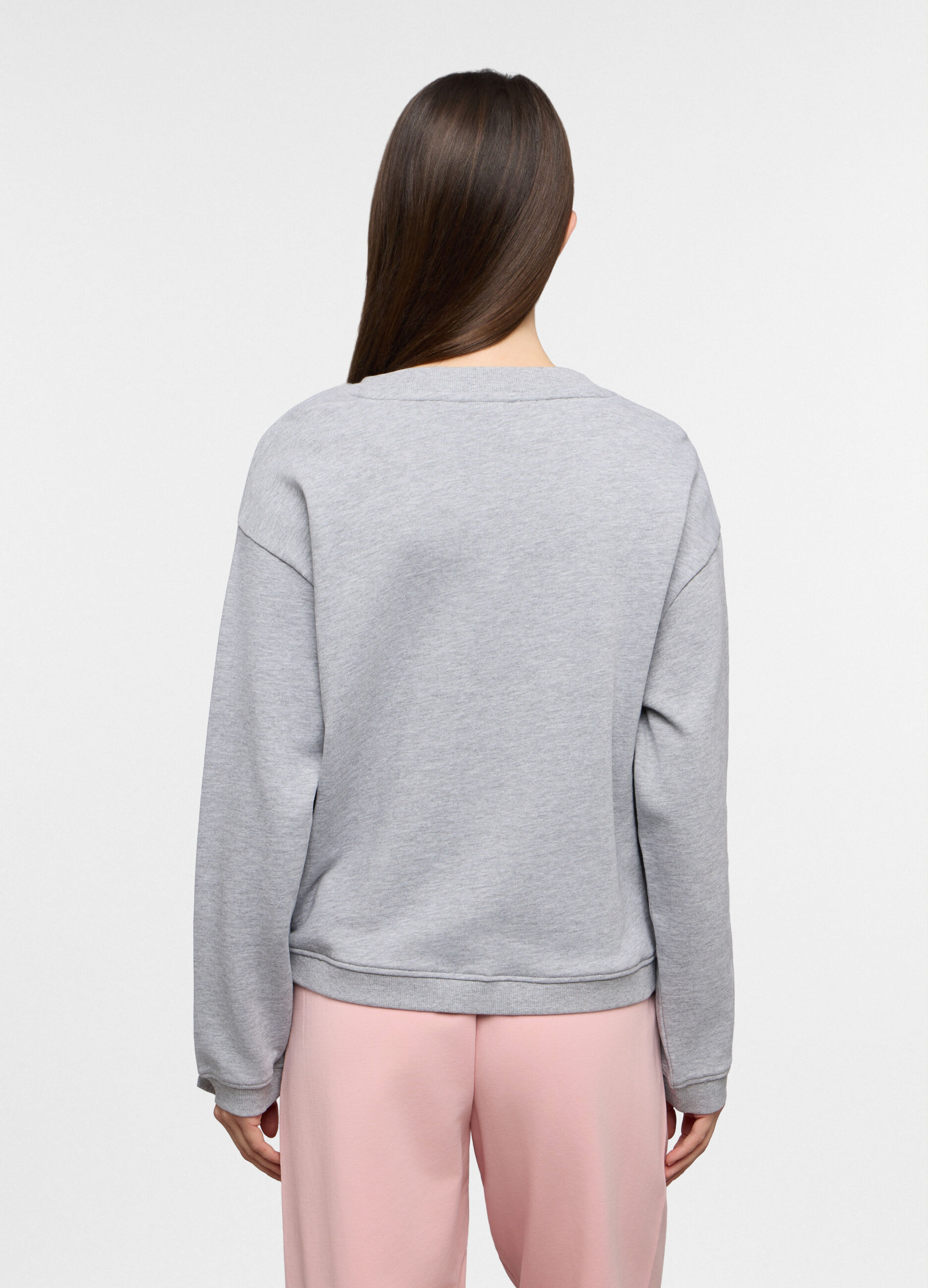 Felpa girocollo donna_1