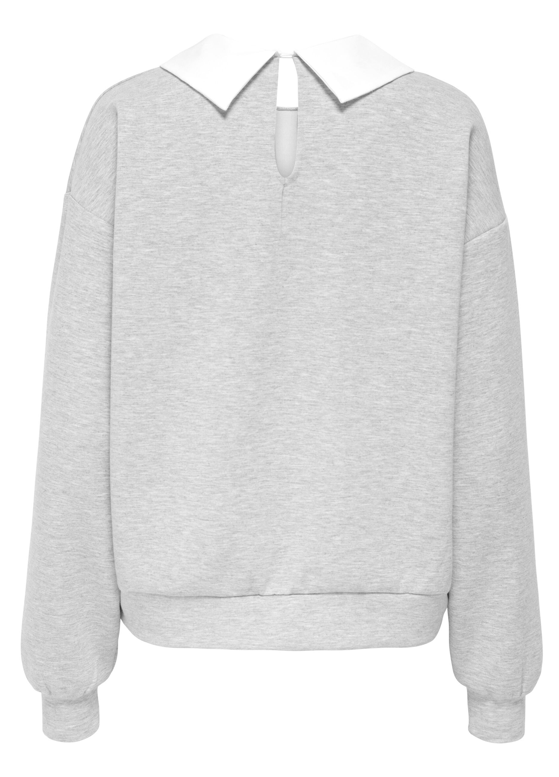 Felpa con inserto camicia donna_6