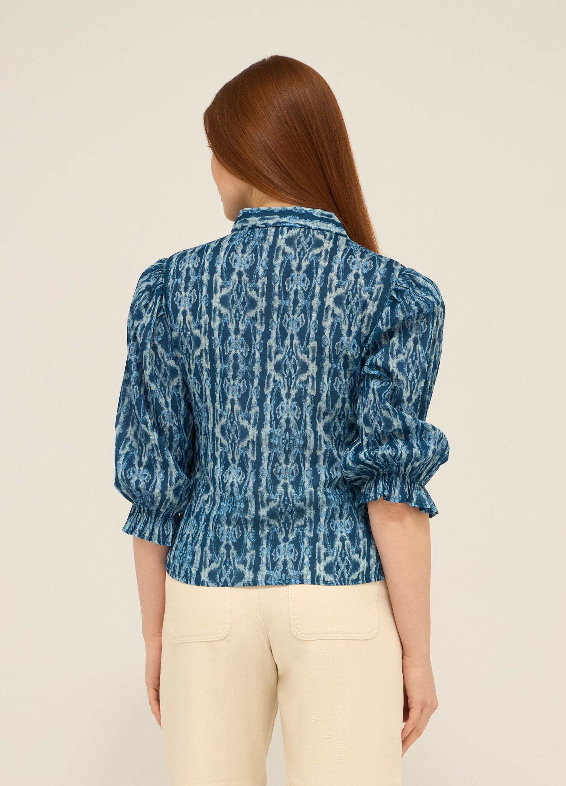 Camicia in puro cotone voile donna_1