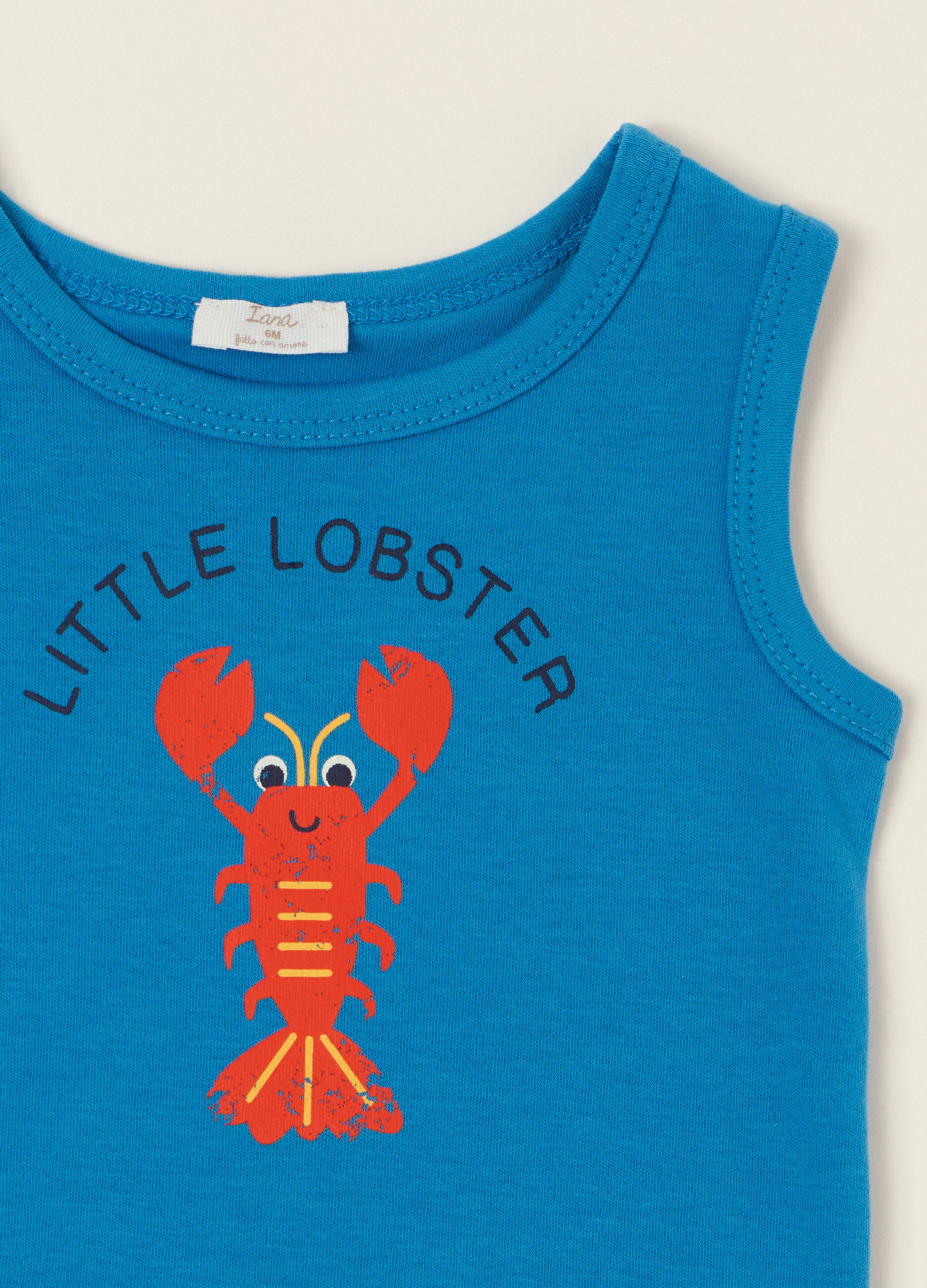 Jogging set in interlock di puro cotone IANA neonato_2