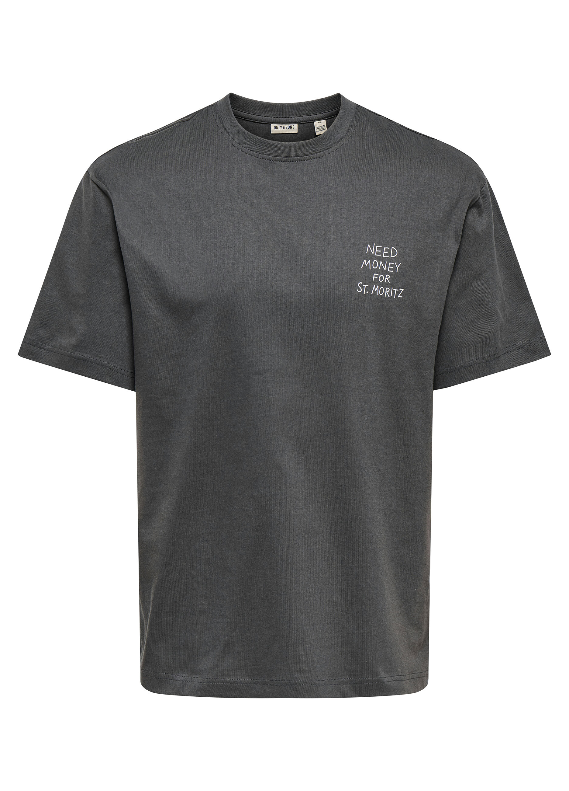 T-shirt girocollo stampa St. Moritz_2