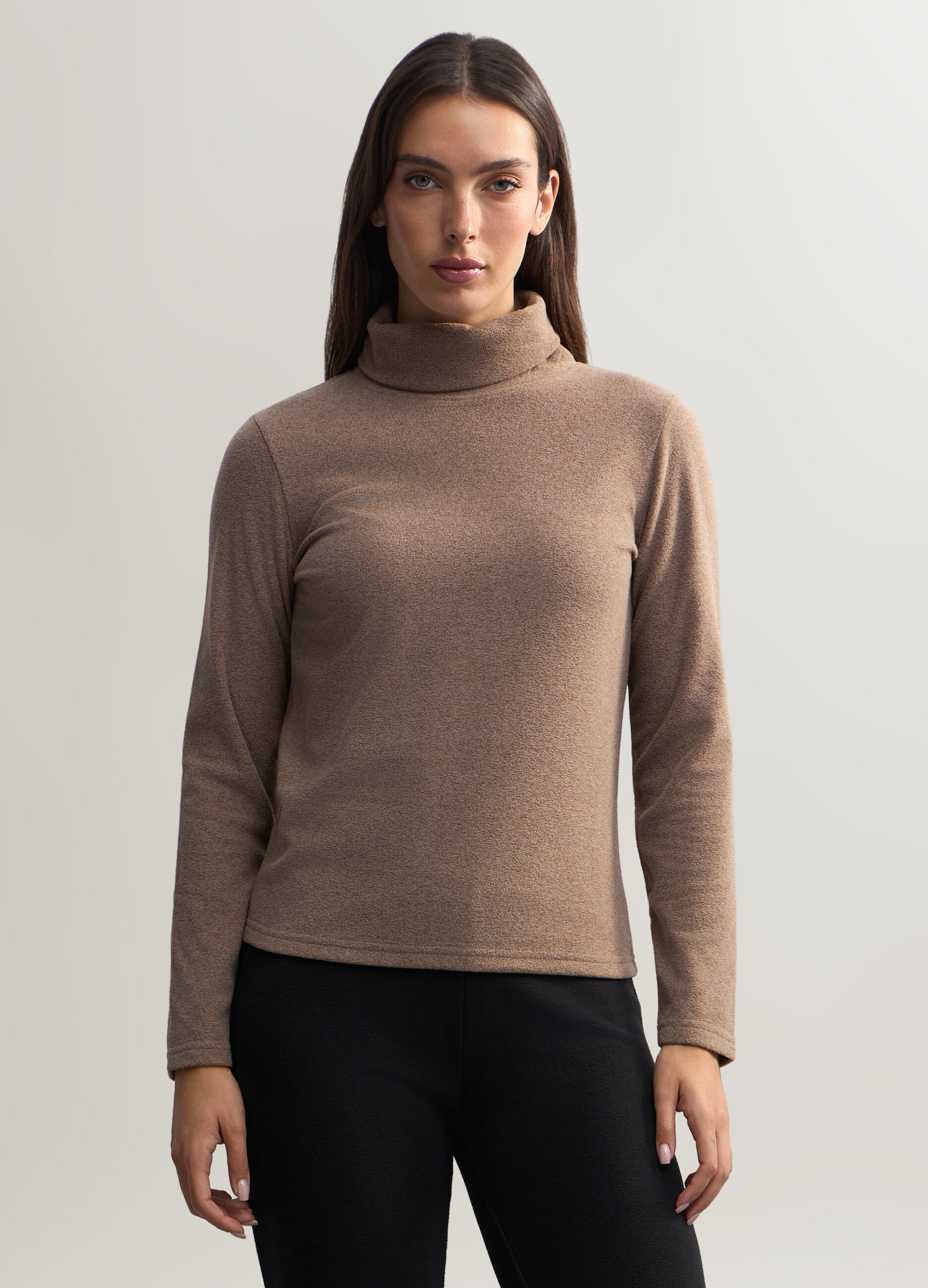 Lupetto Fitted in pile donna_0