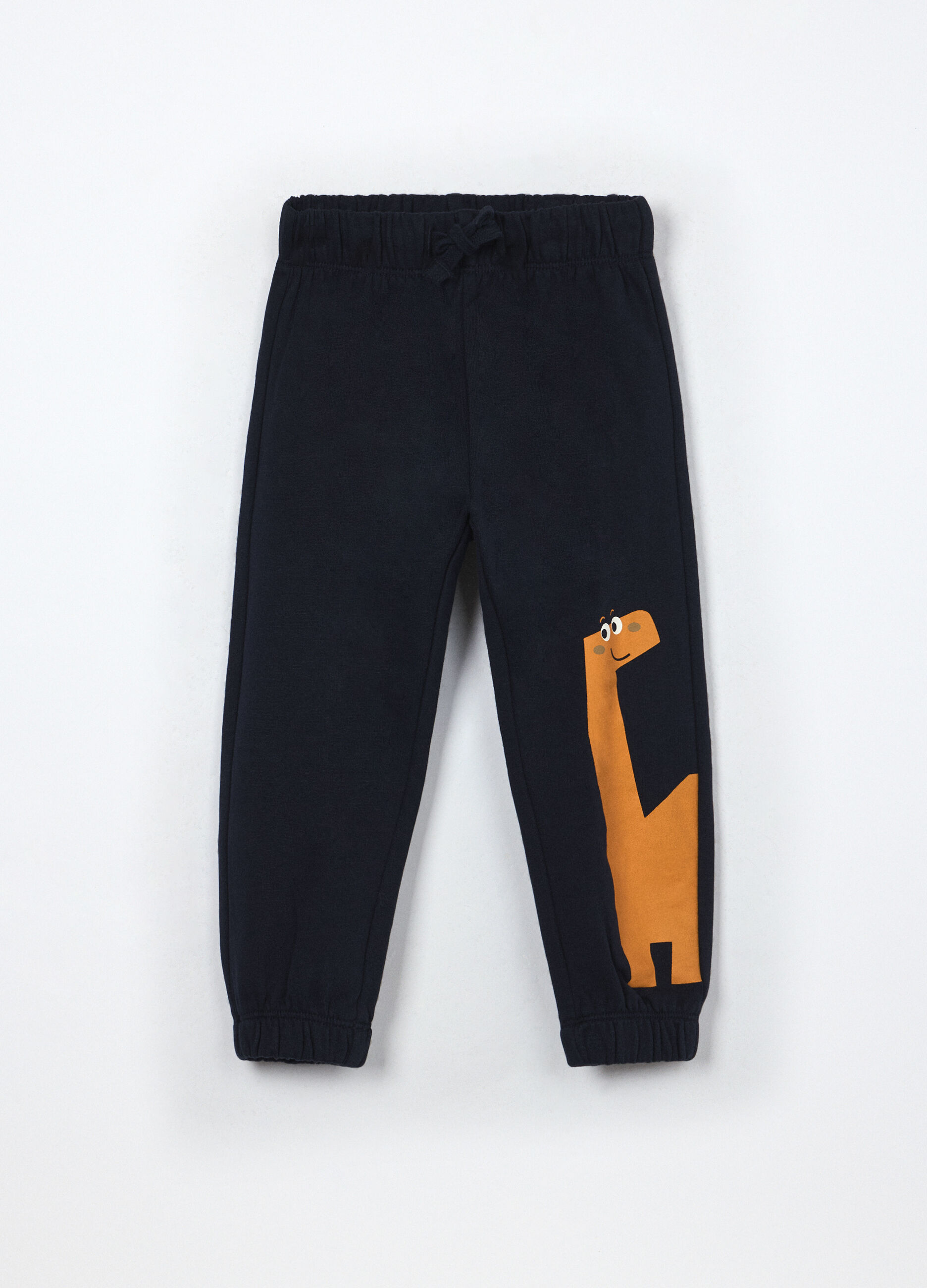 Joggers in puro cotone fleece neonato_0