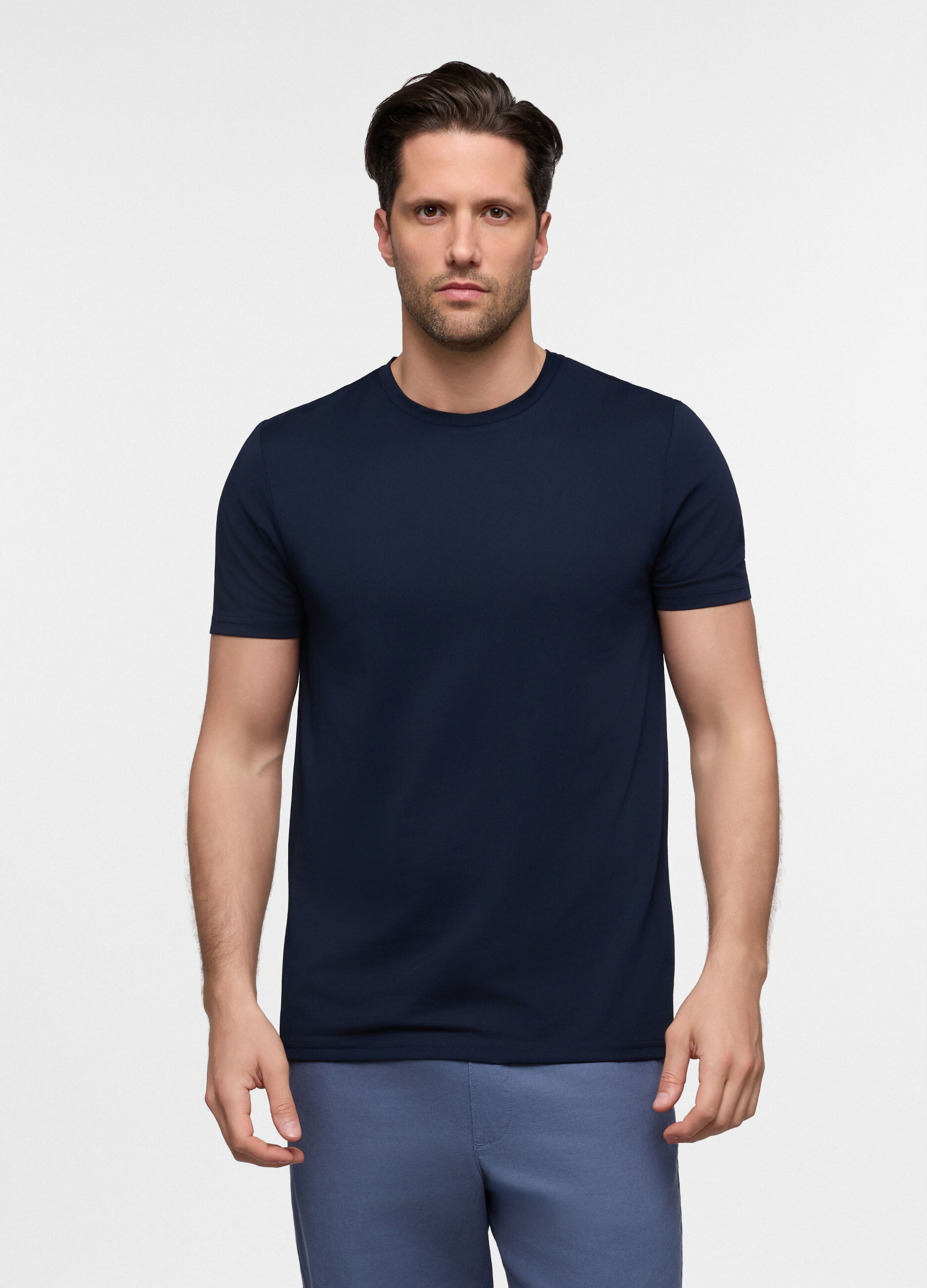 T-shirt a maniche corte in piquet uomo_0