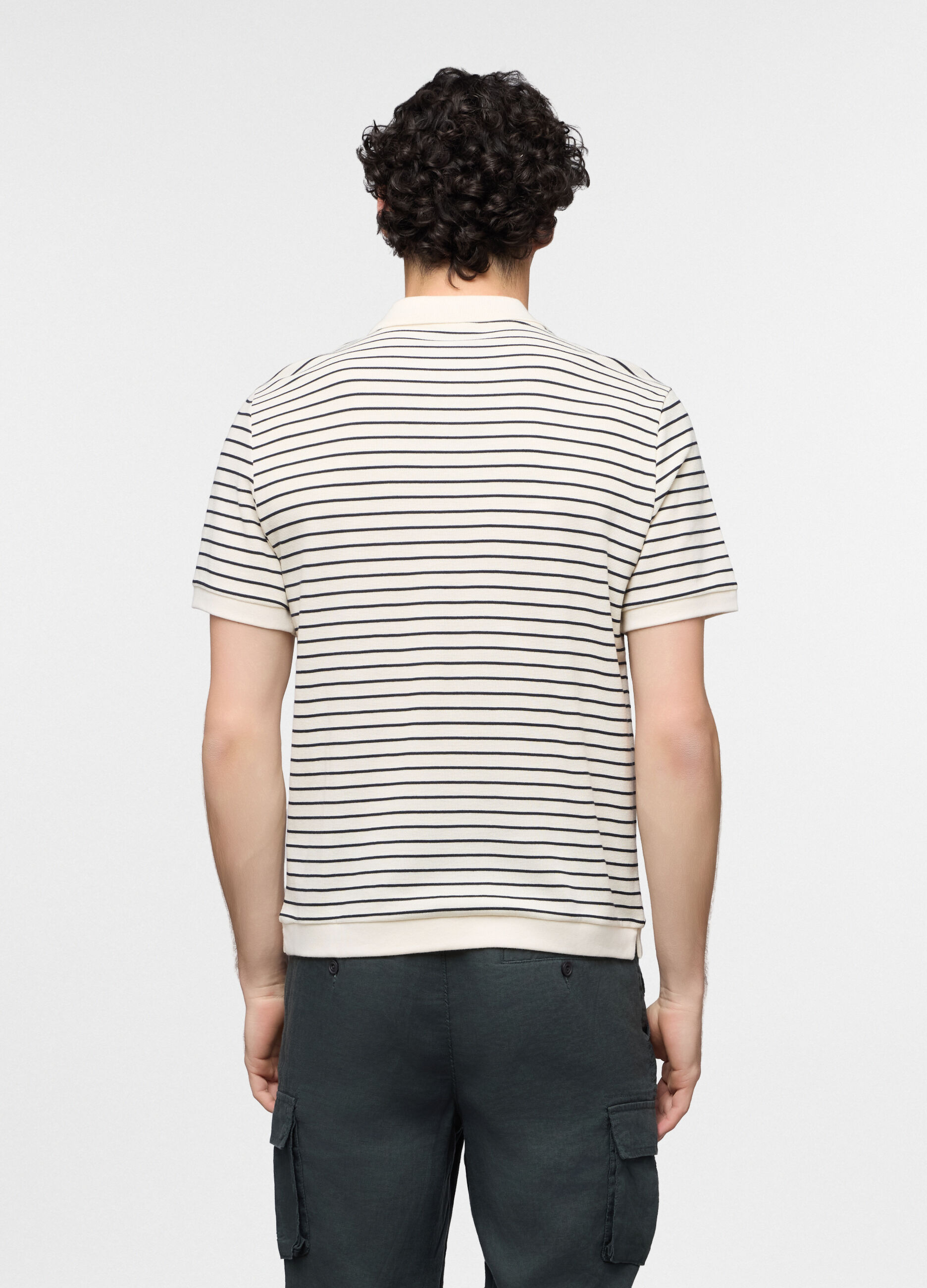 Bermuda cargo in lino uomo_1