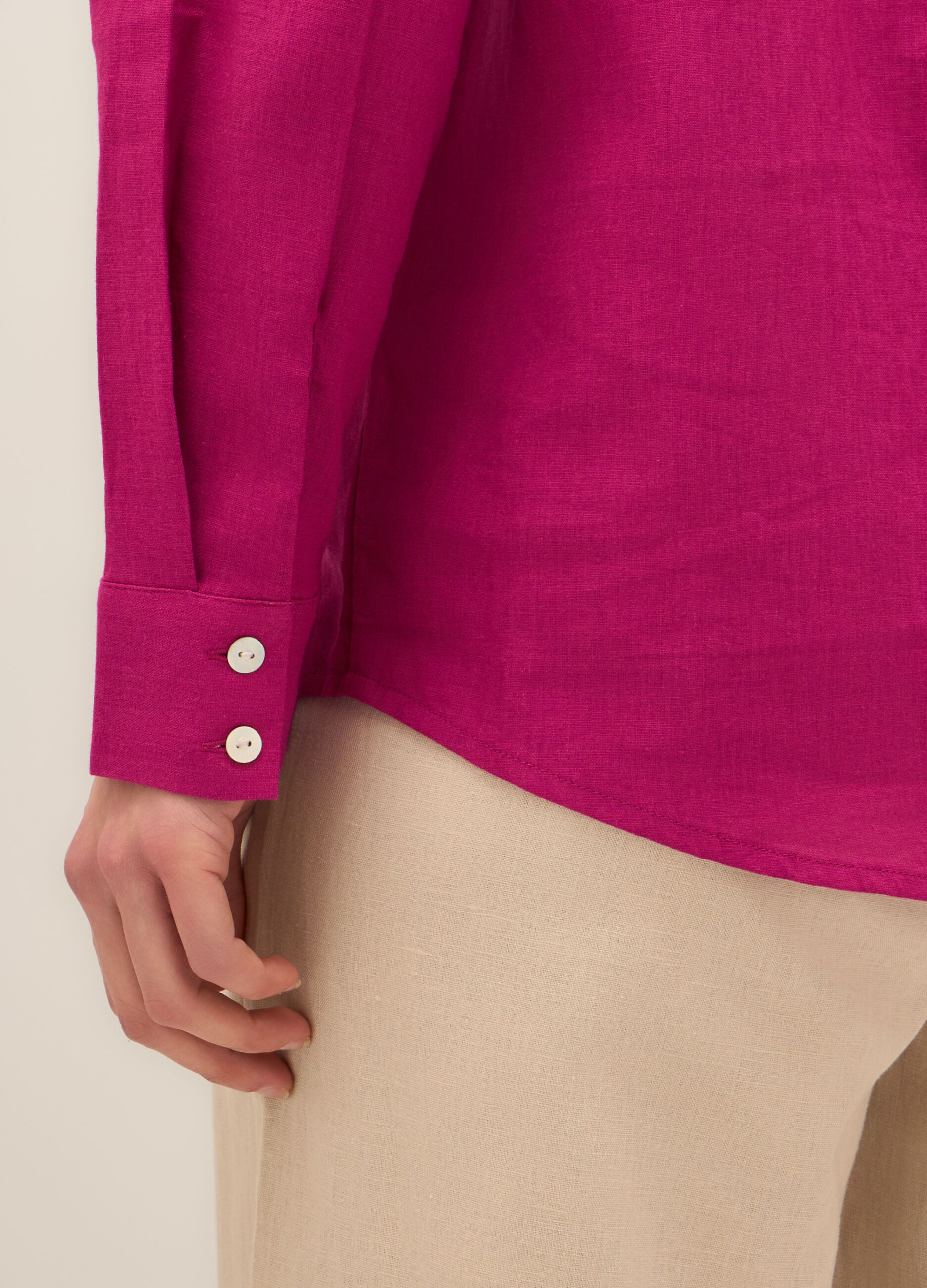 Camicia misto lino donna_2
