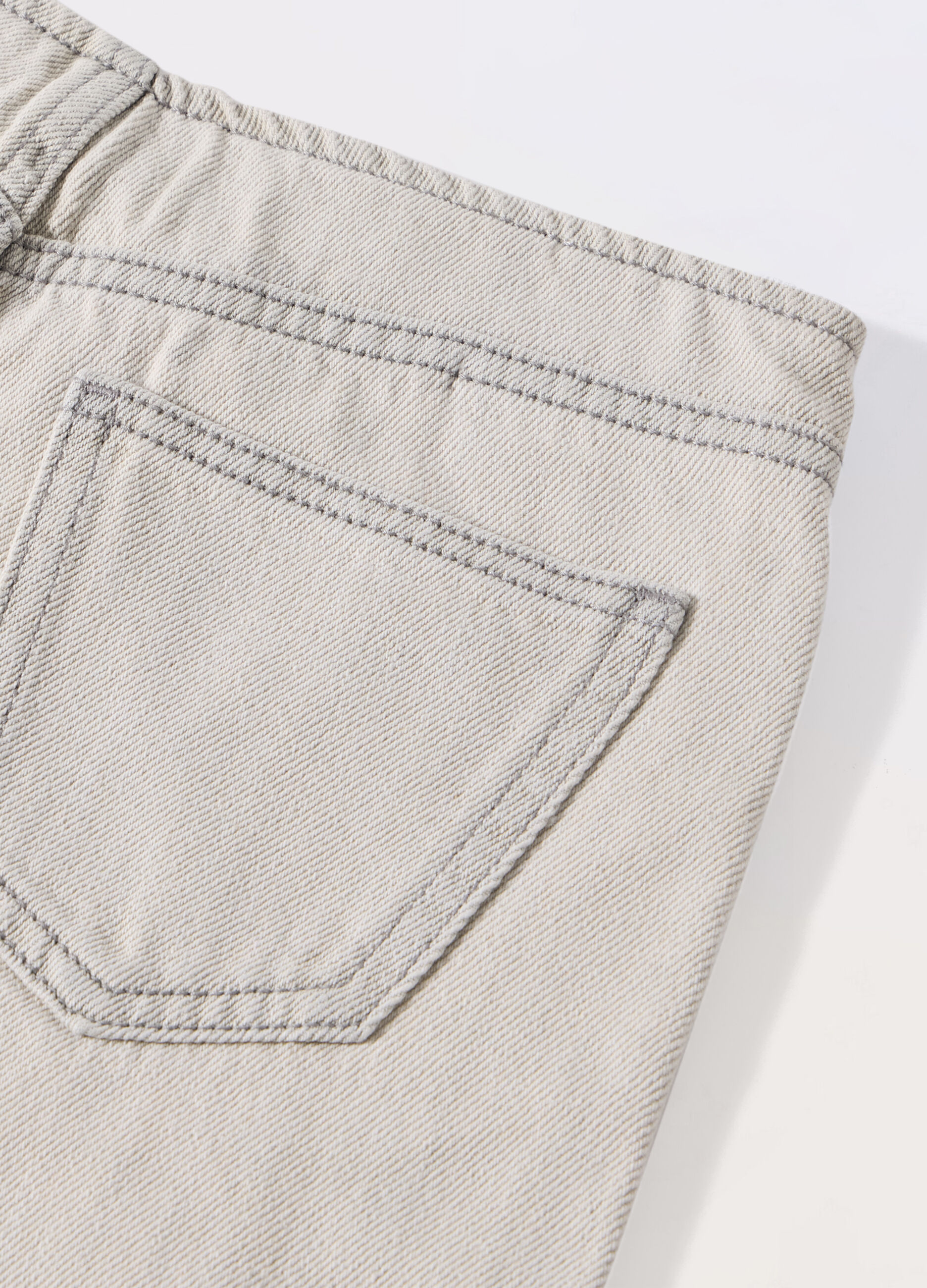 Pantaloni in denim di misto cotone ragazza_1